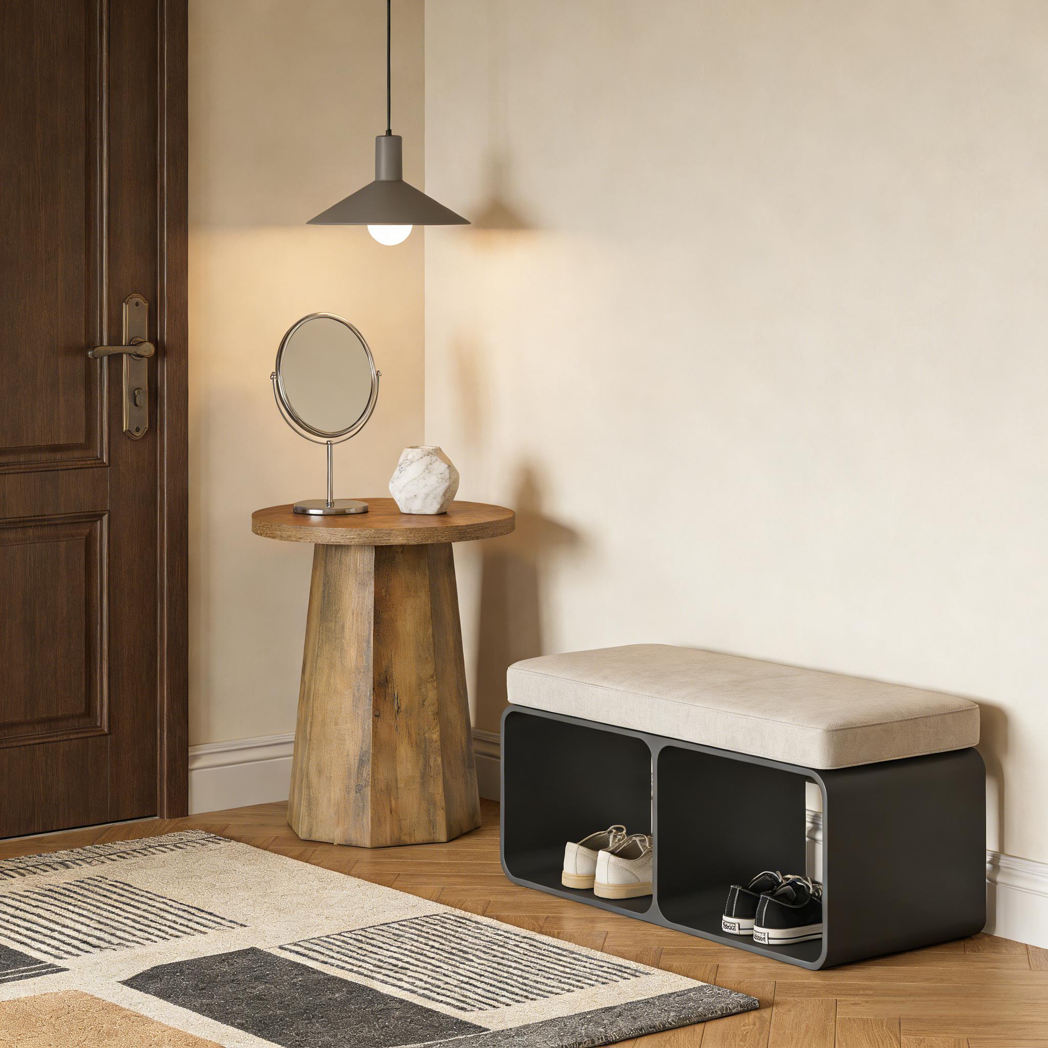 Simpson Wooden Pedestal End Table
