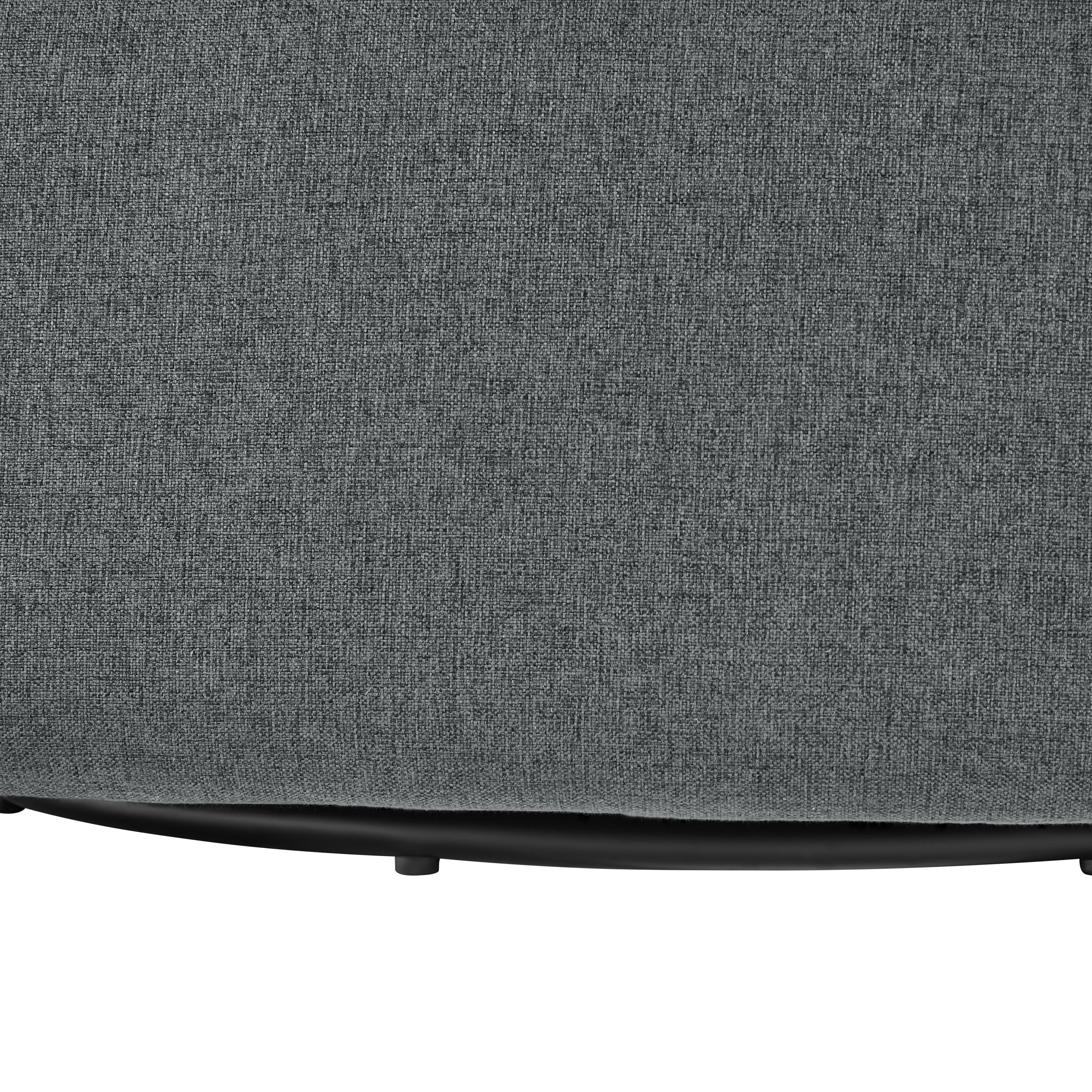 Edie Modern Round Back Swivel Accent Chair