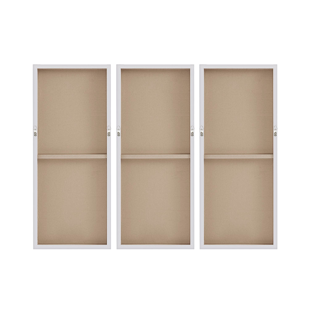 3-Piece Heavily Embellished Wall Art Set