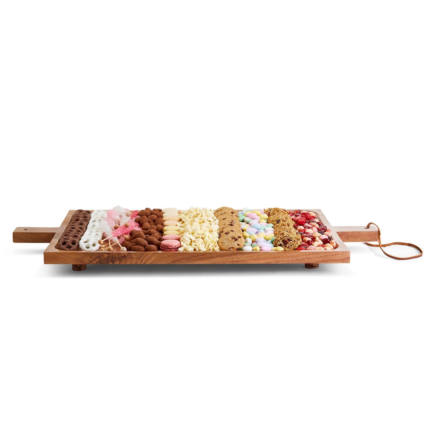 Gatherings Footed Serving Tray W/Handles