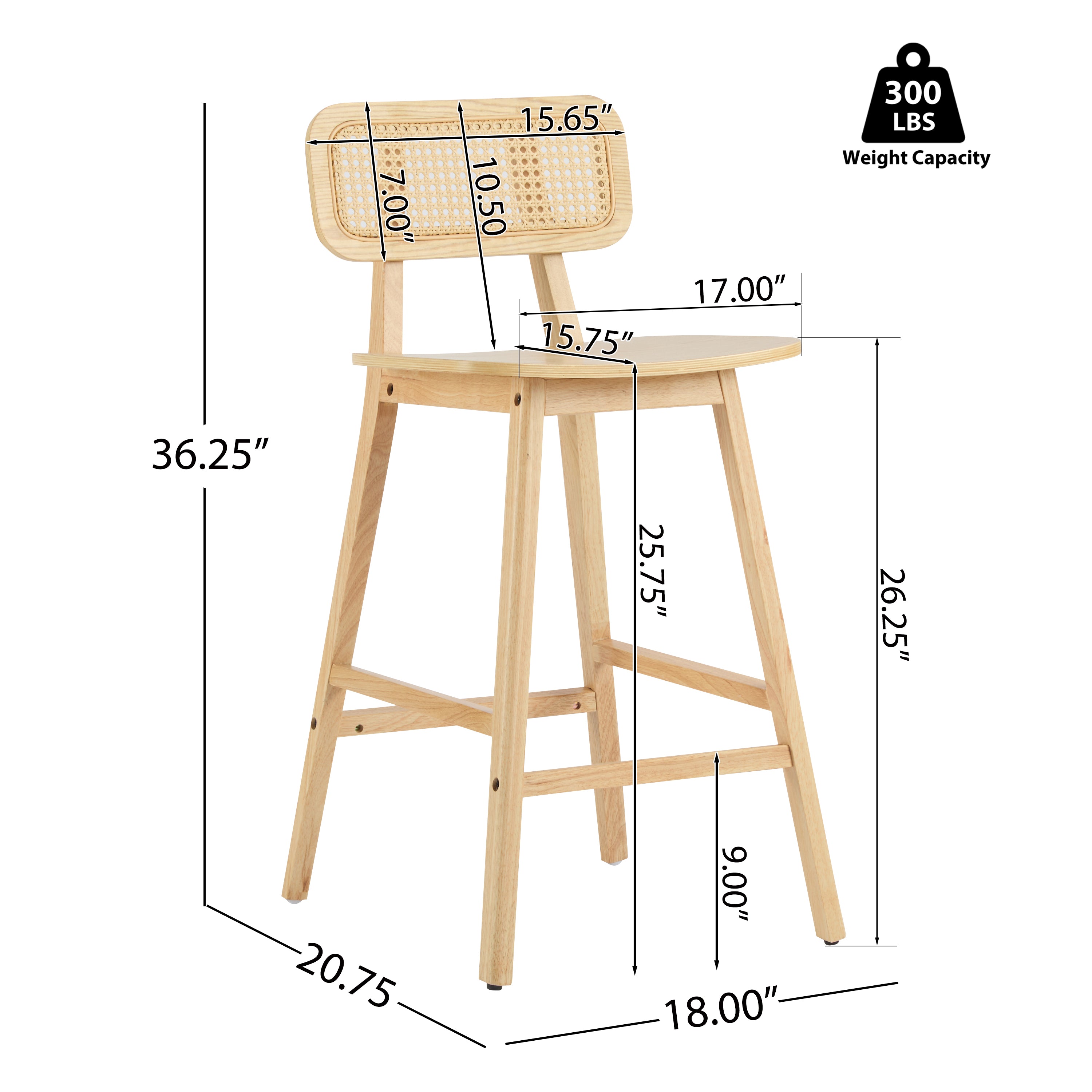 Bari Barstool, Set of 2