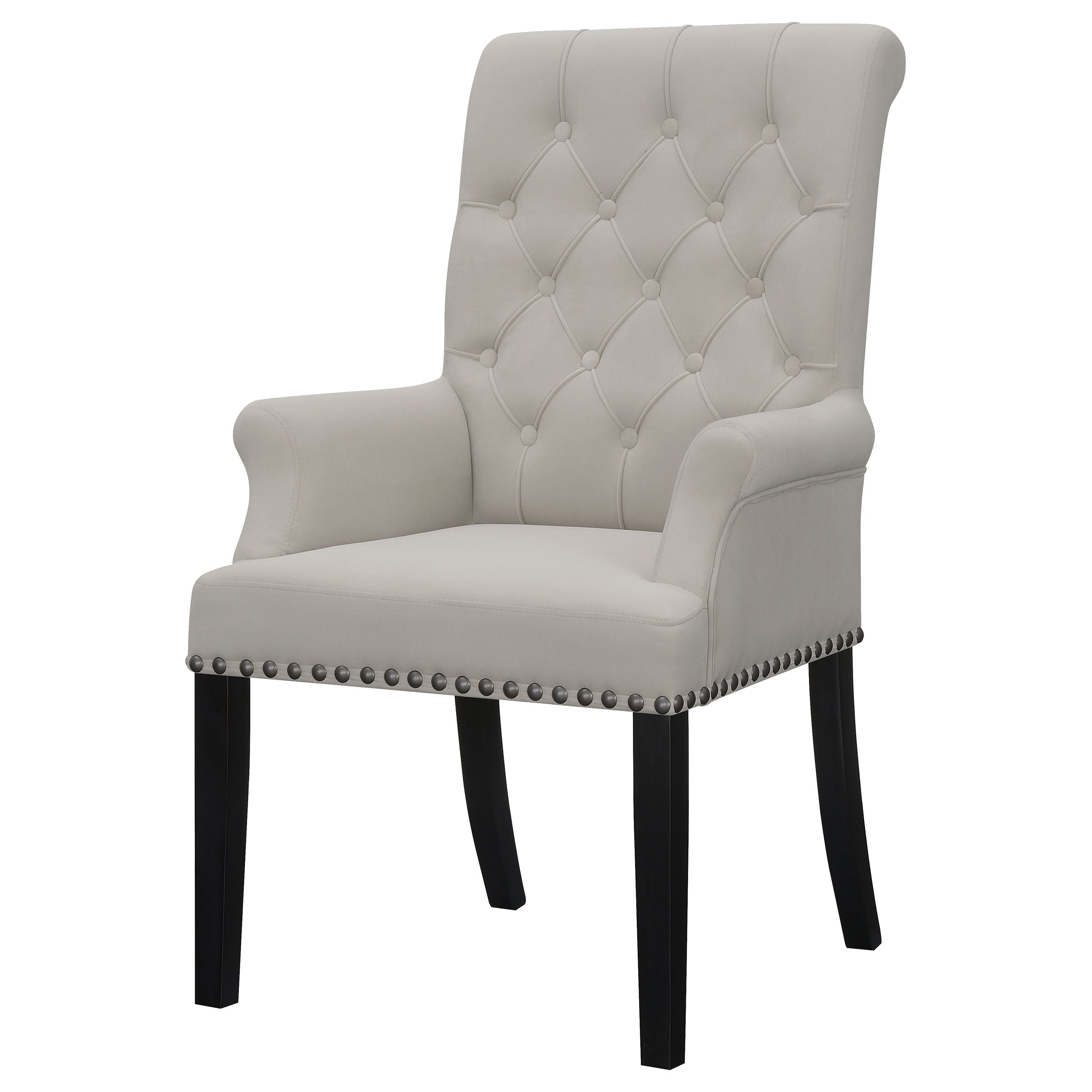 Norwich Brown Upholstered Dining Arm Chair