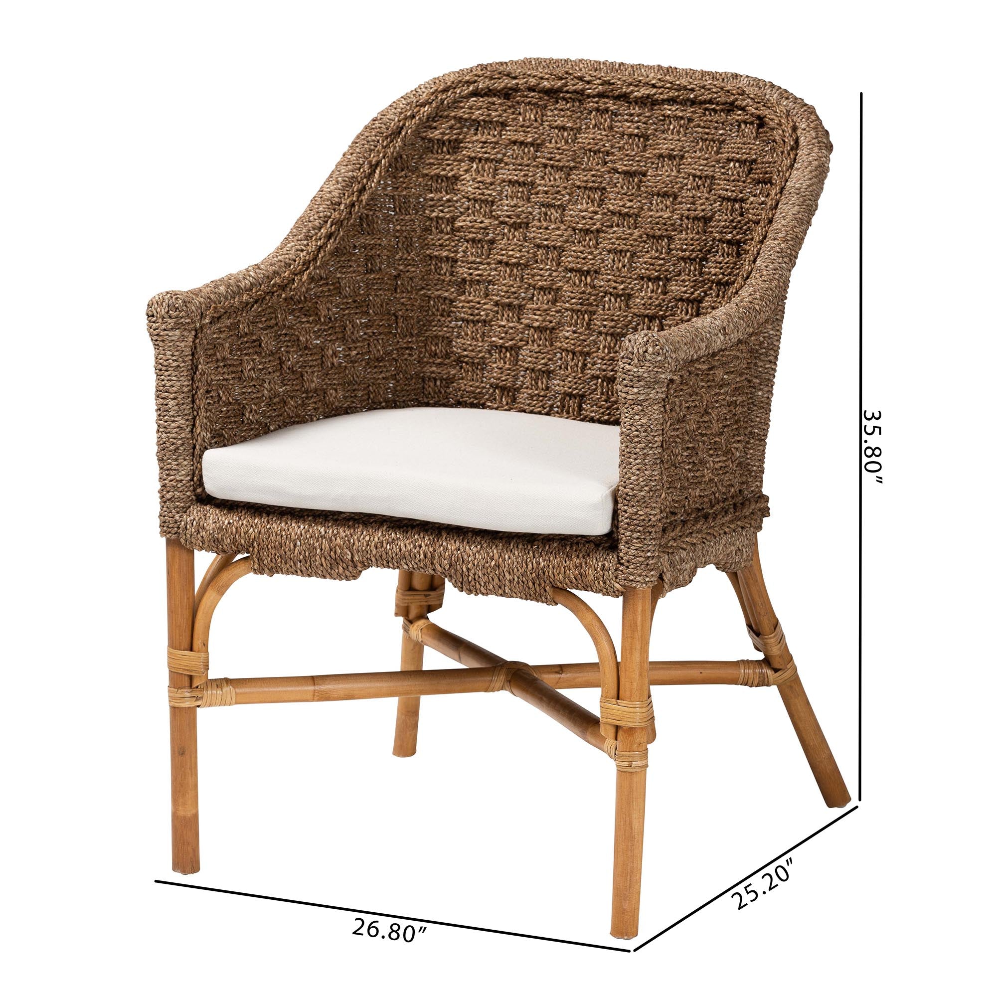Skyla Rattan Arm Chair