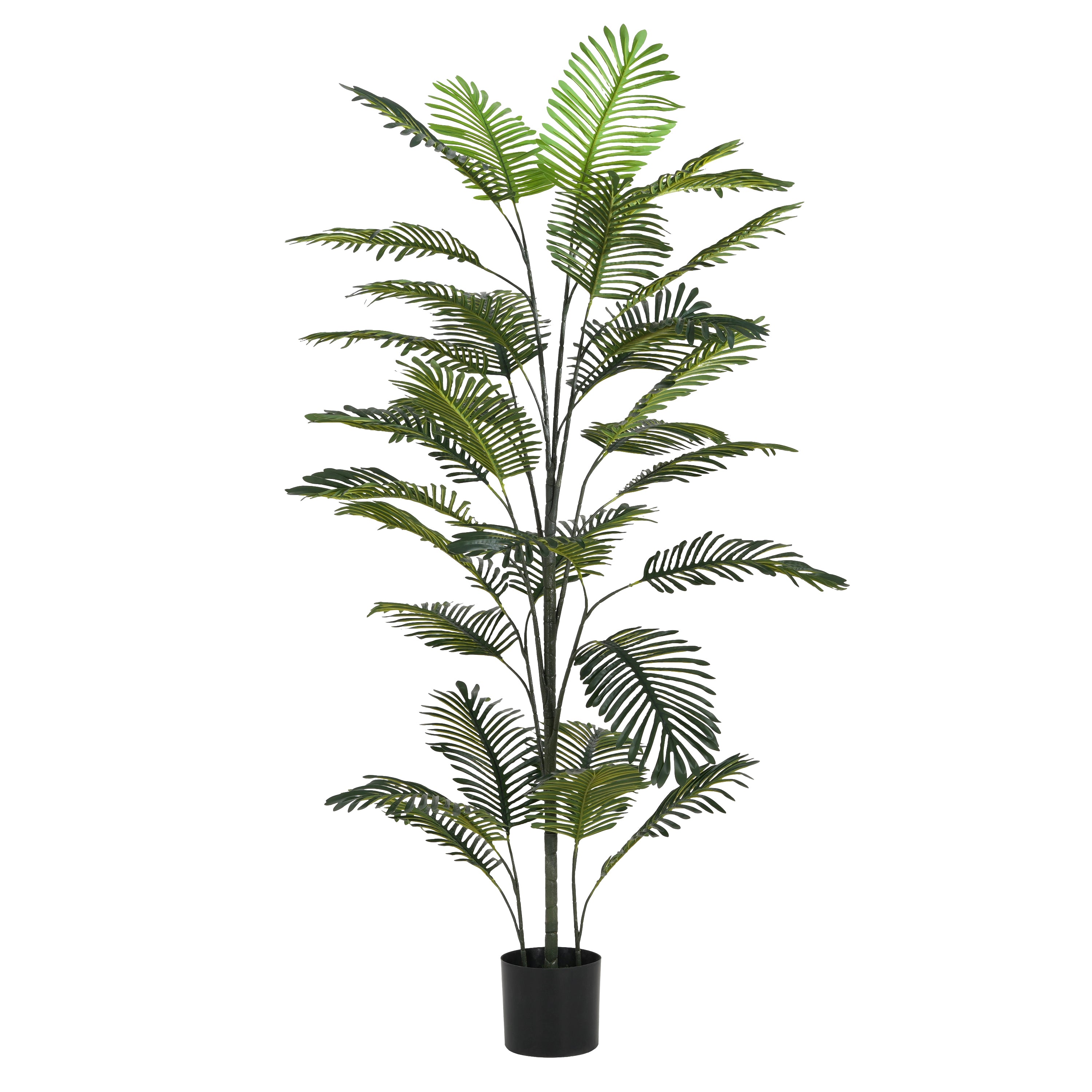 86" Artificial Palm Tree with Black Plastic Pot