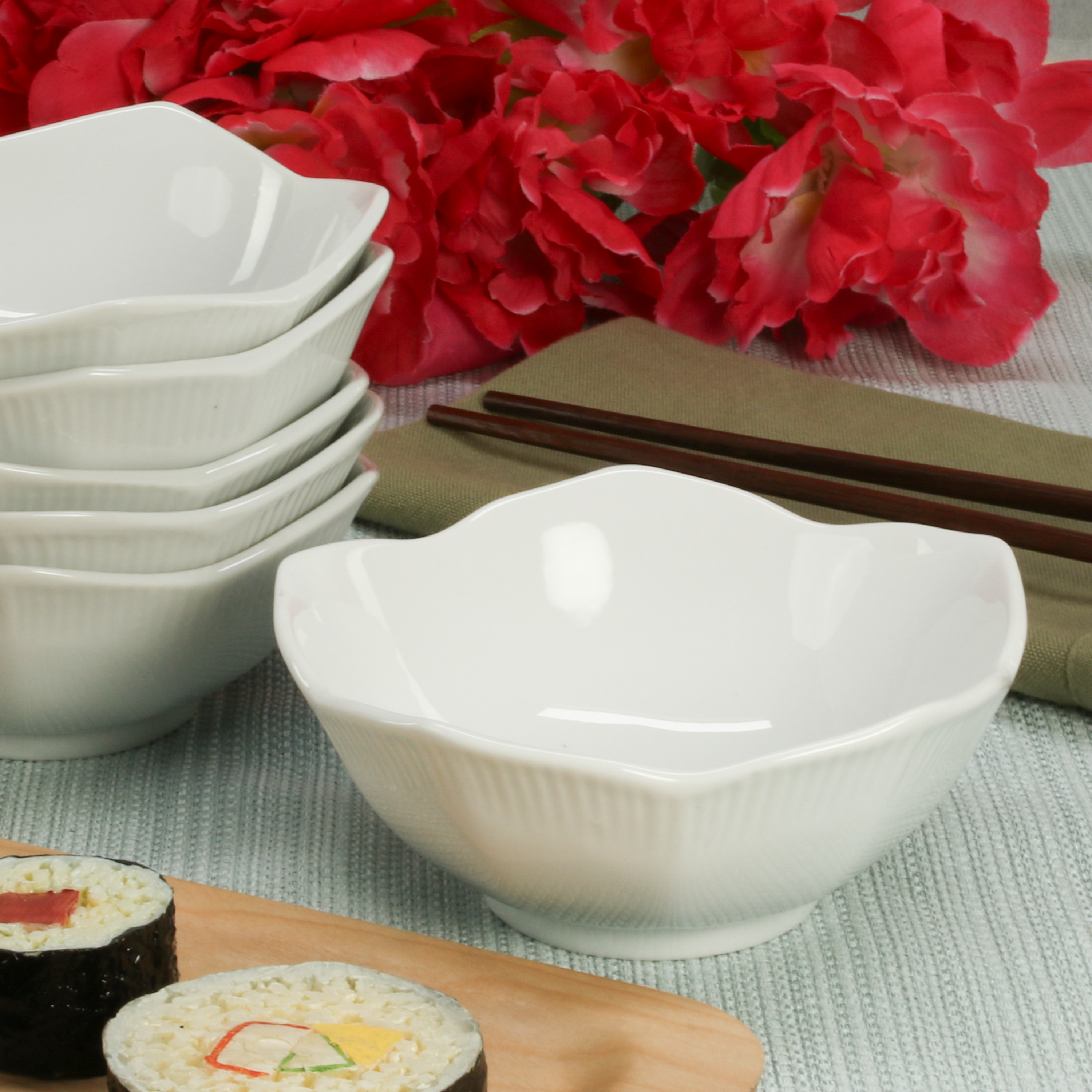Lotus Bowls 6 oz, Set of 6