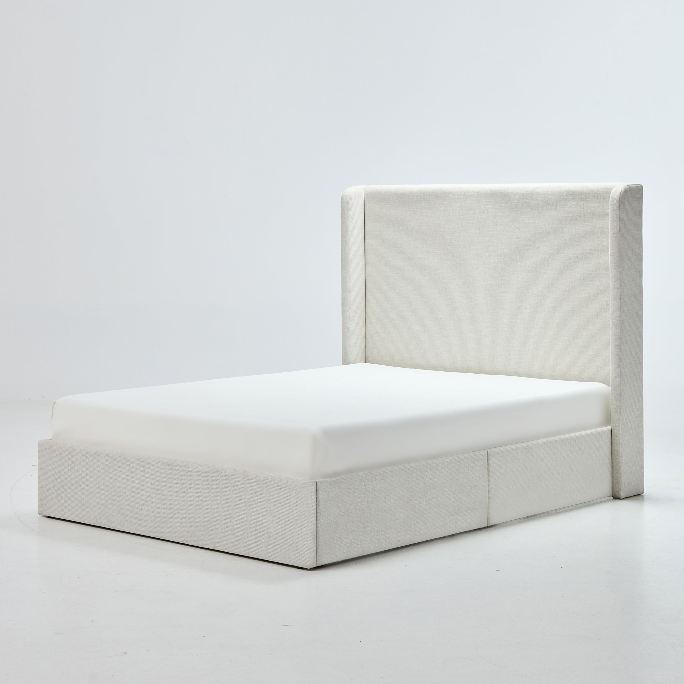 Carmen Upholstered Wingback Bed