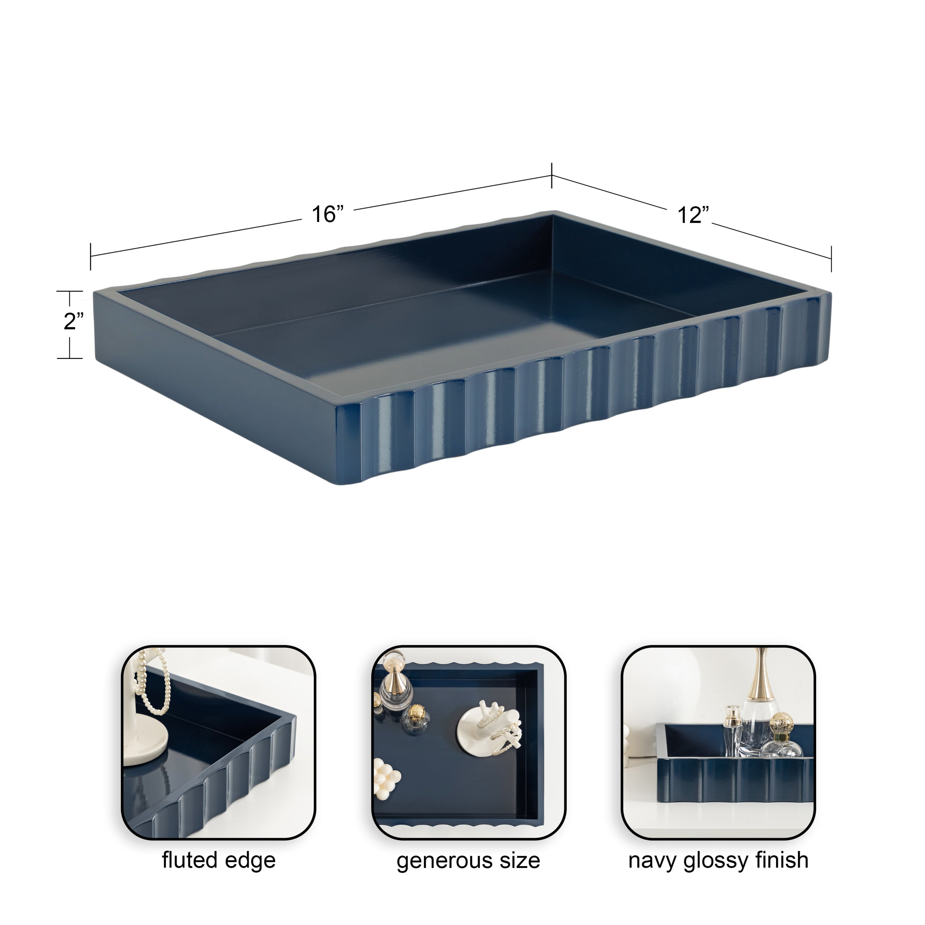 Lissi Rectangle Tray