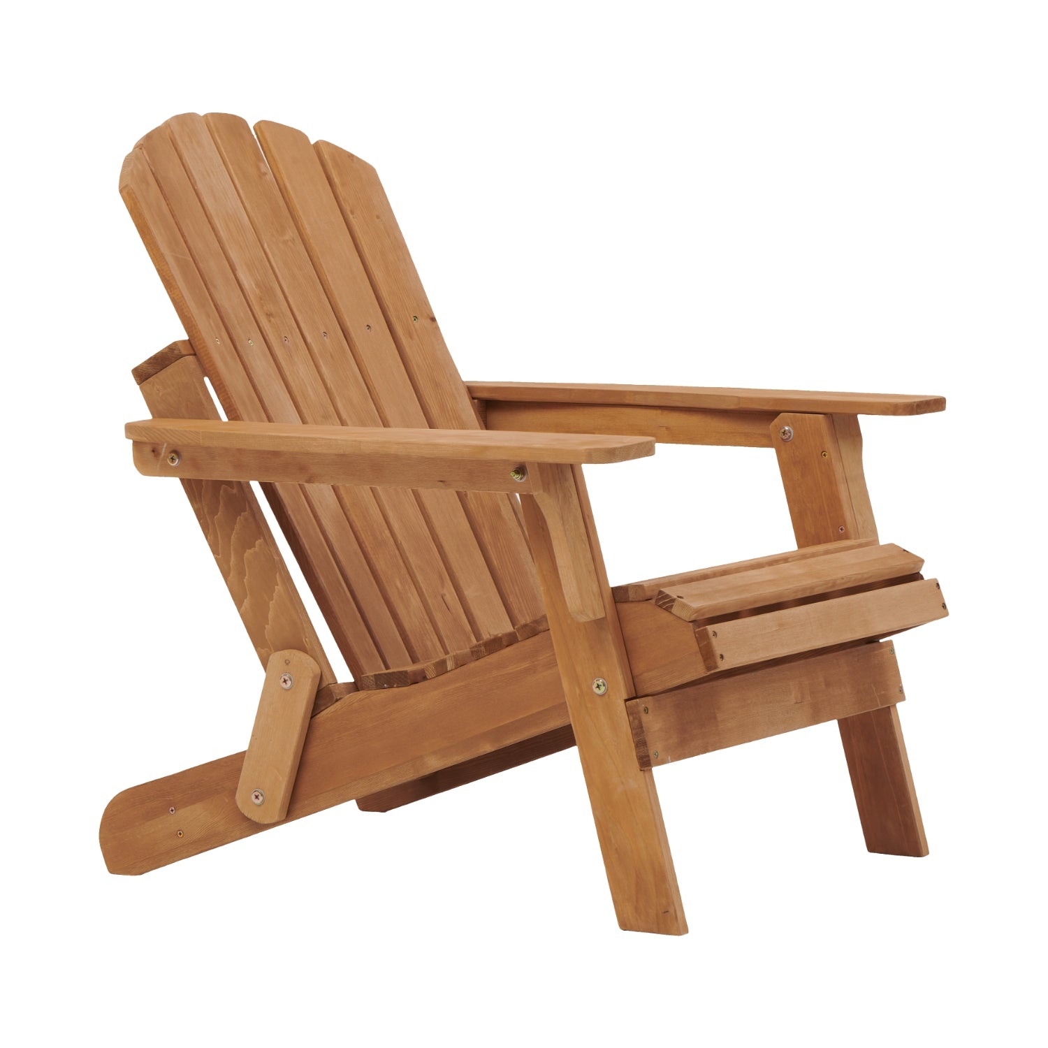 Oversized Wooden Outdoor Folding Adirondack Chair