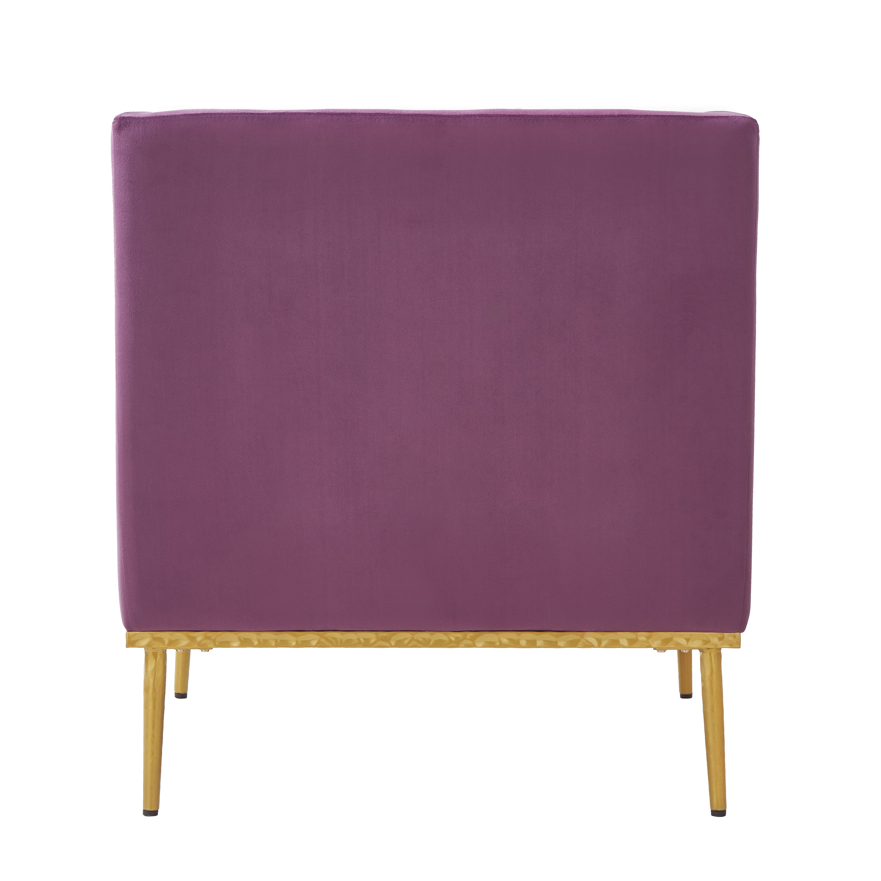 Modern Armchair Velvet Accent Chair Reading Chair Single Sofa Chair for Living Room, Bedroom, or Reading Corner, Beige