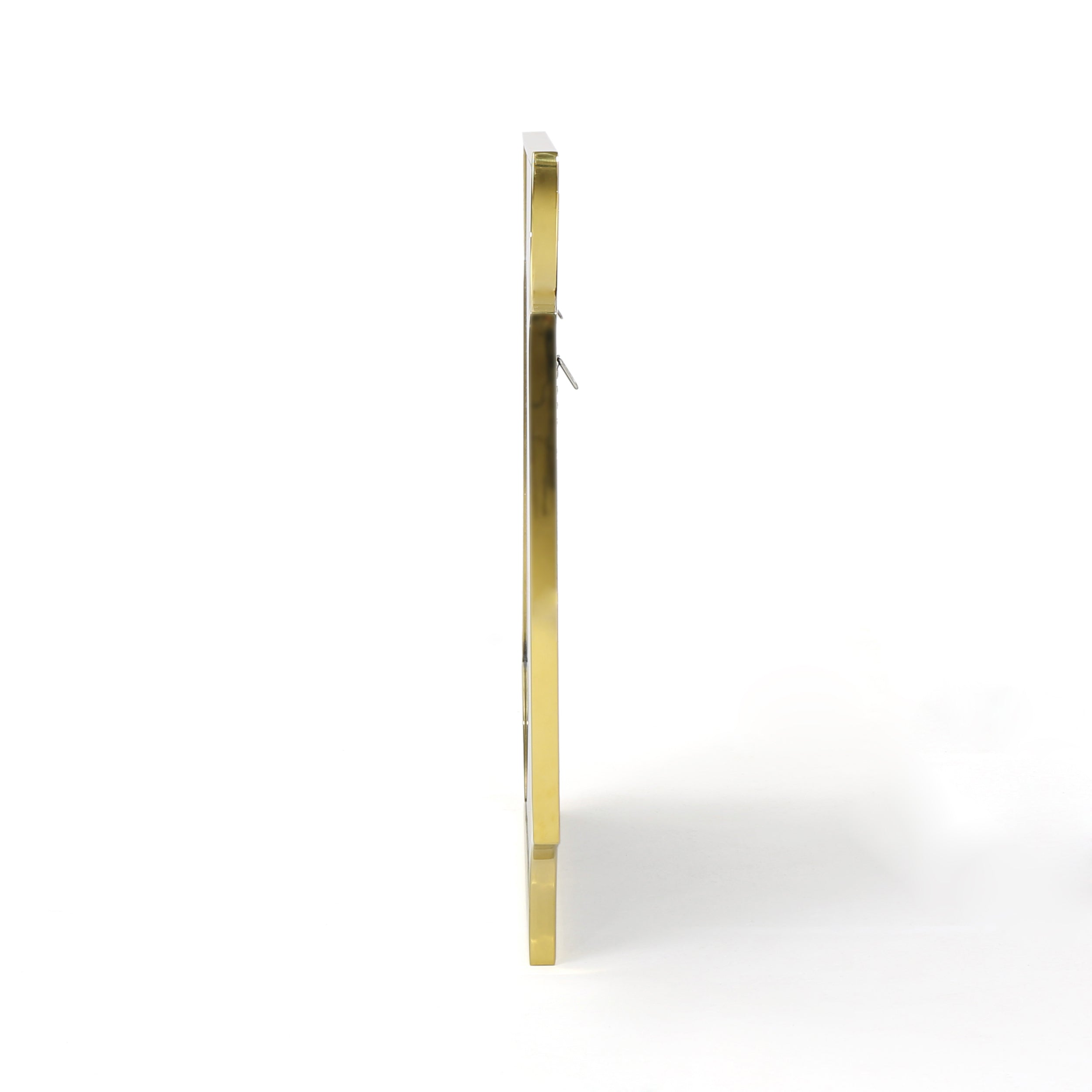 36" Wall Mirror with Rectangular Shape and Stainless Steel Frame