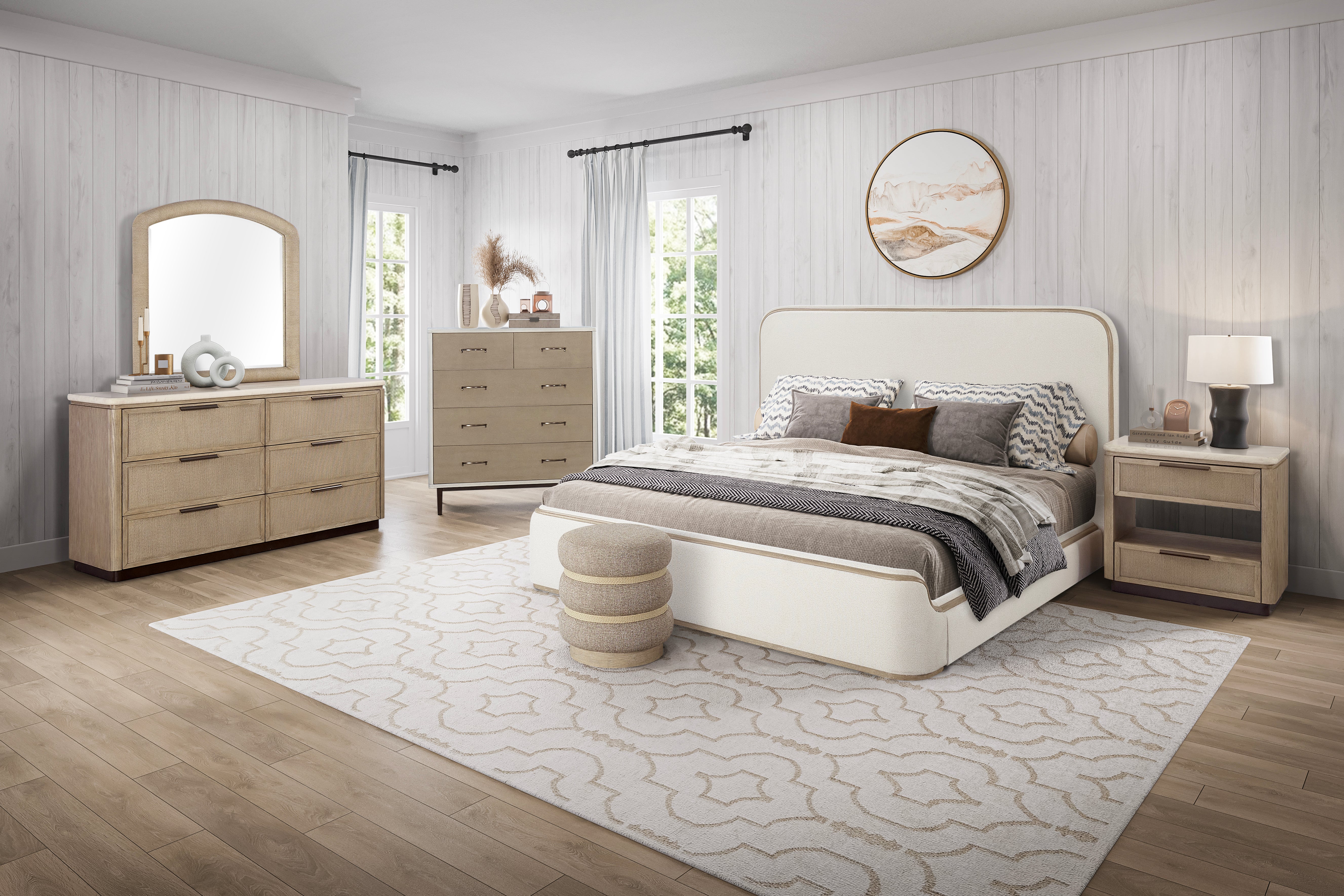Pier 1 Upholstered Bed - Thumbnail 3
