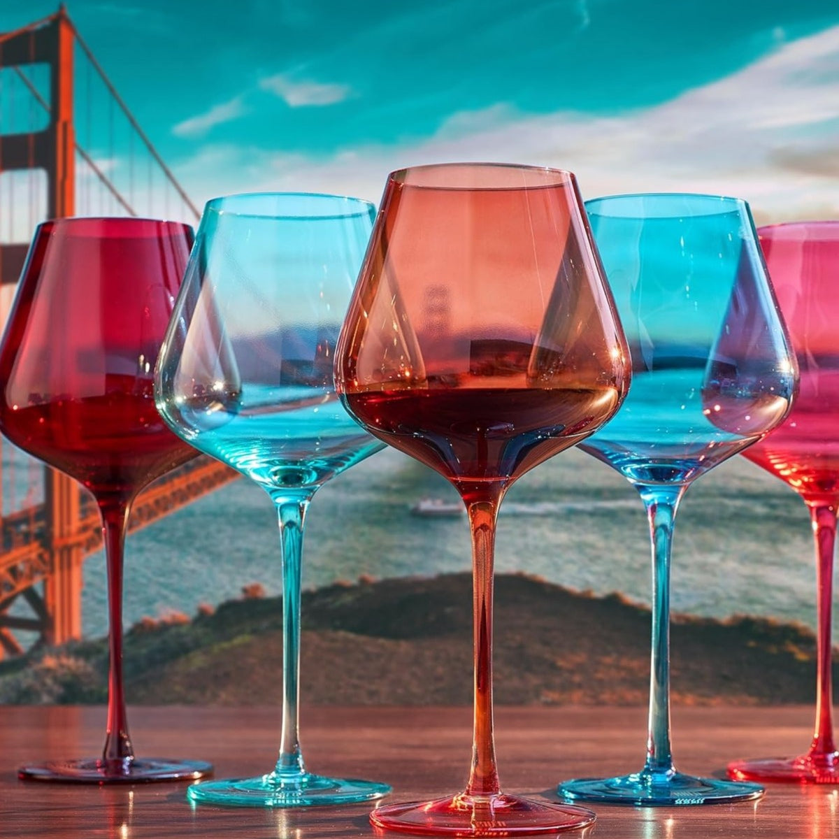San Francisco Glasses Set of 5
