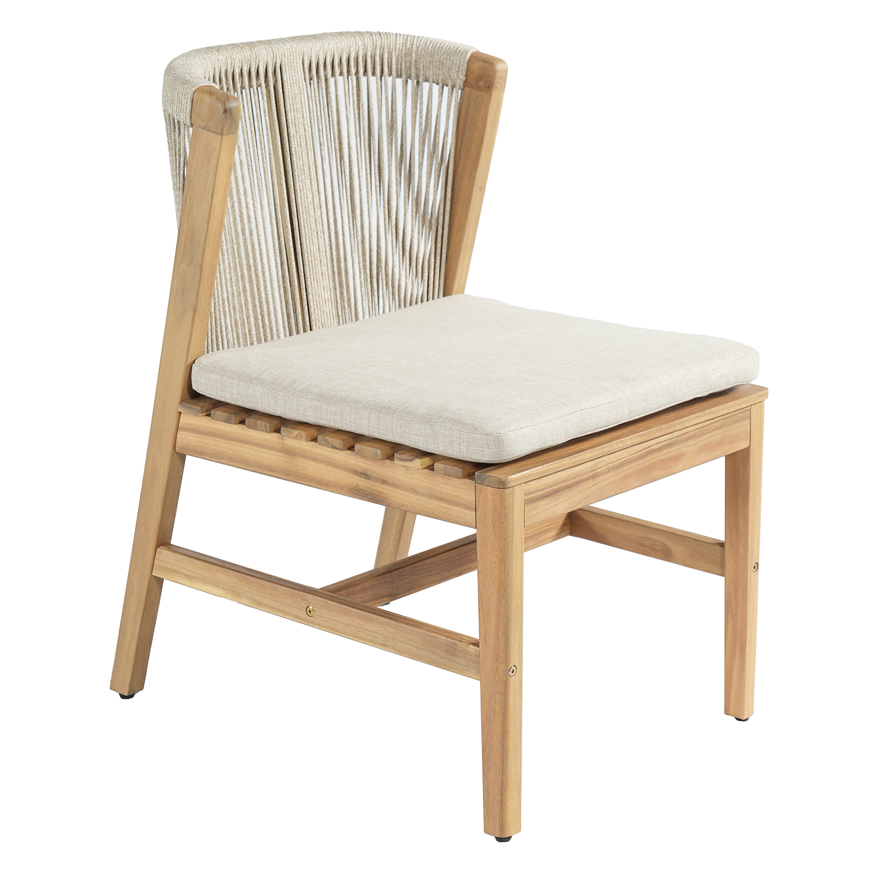 Louie Outdoor Dining Chairs, Set of 2
