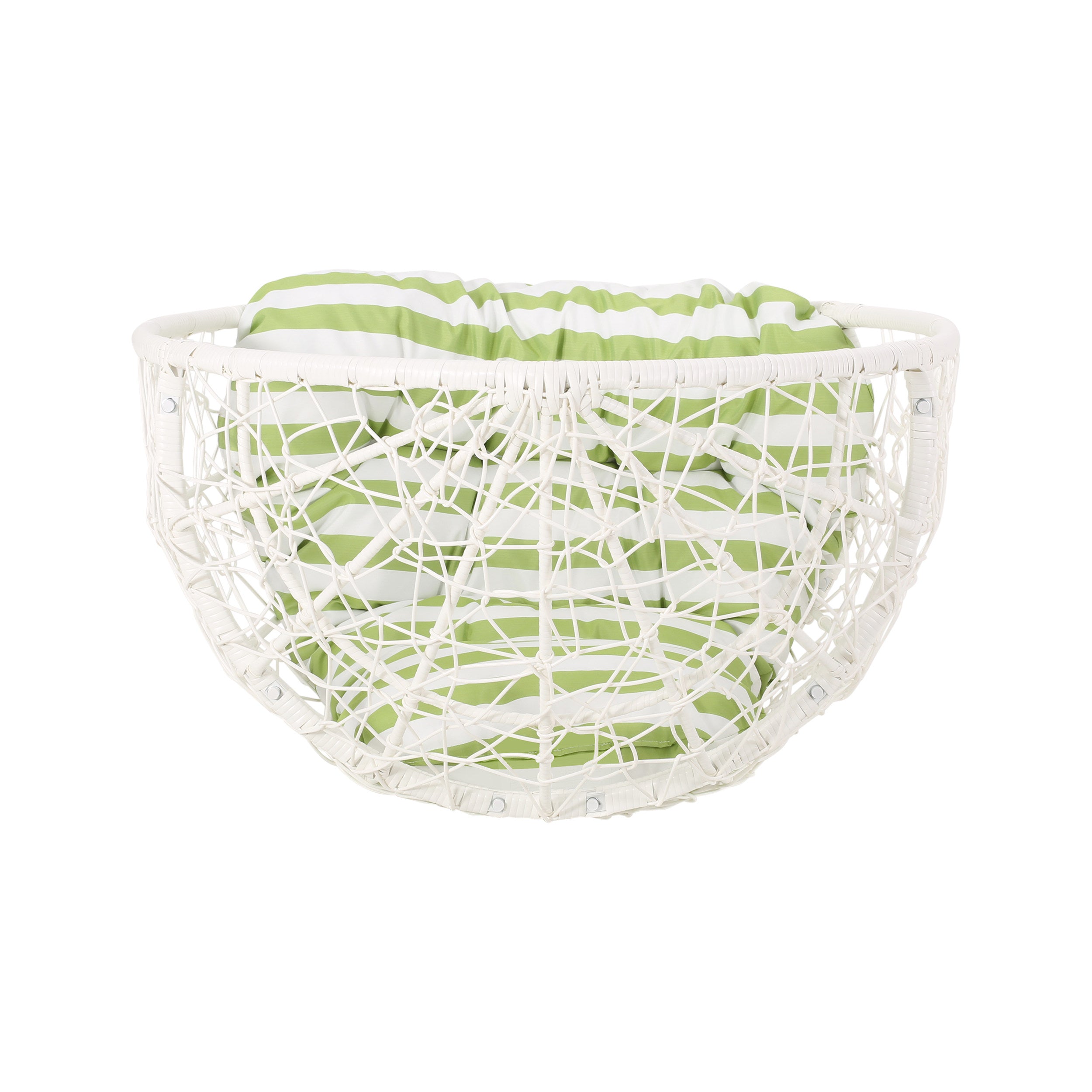 Outdoor Chair with Teardrop Shape and Mesh Design