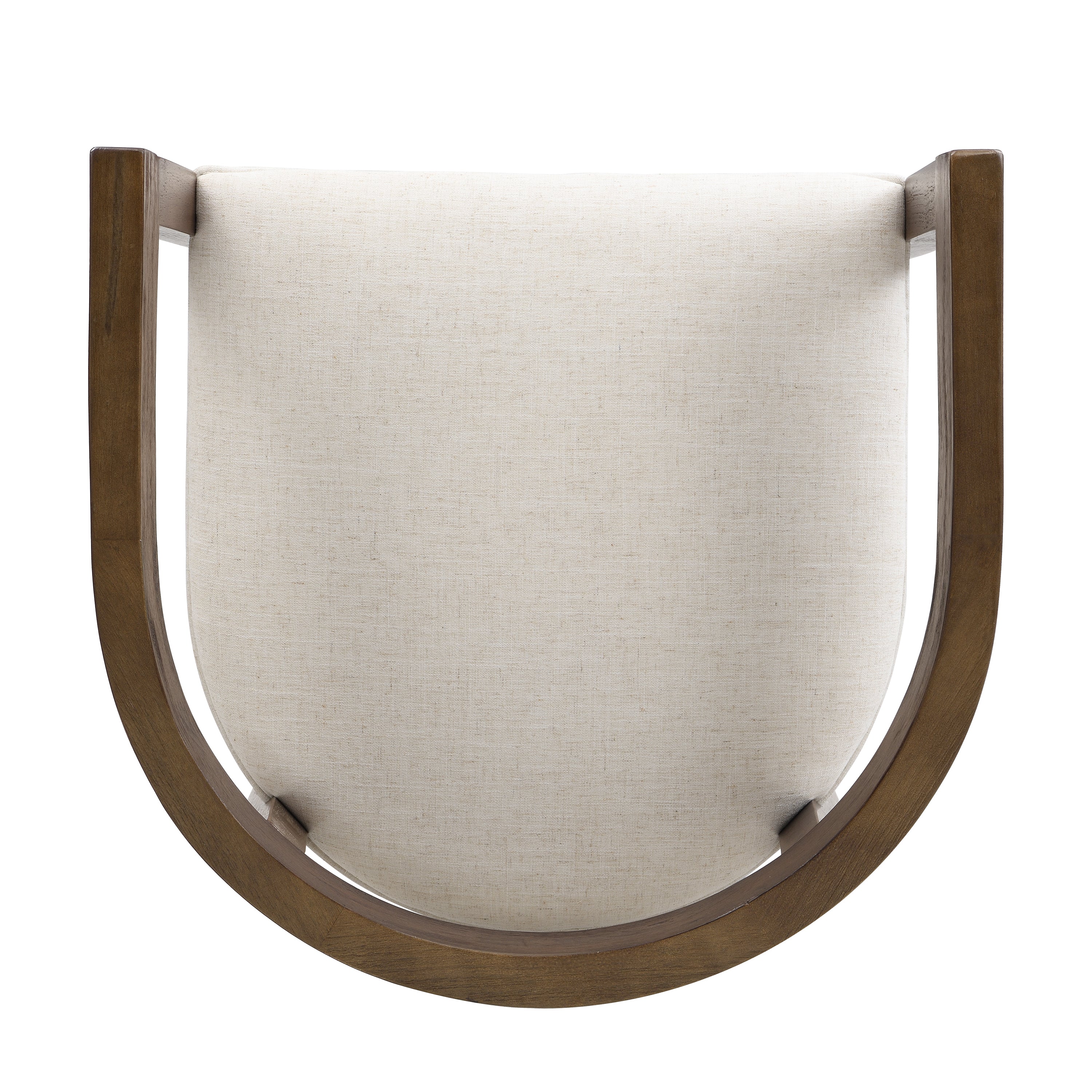 Modern Rubberwood Bar Stool Set with Upholstered Seats