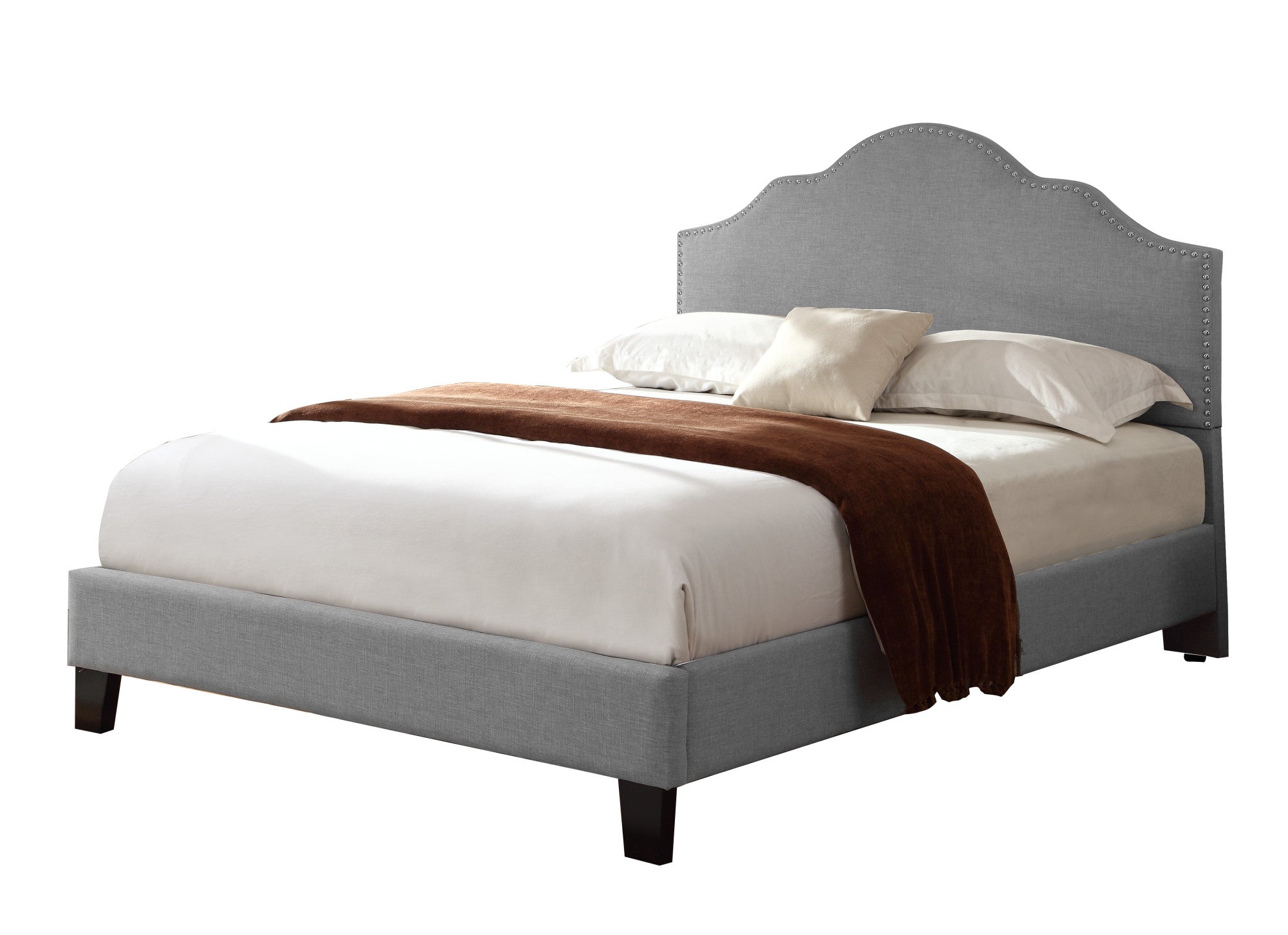 Kopa Gray Upholstered Bed