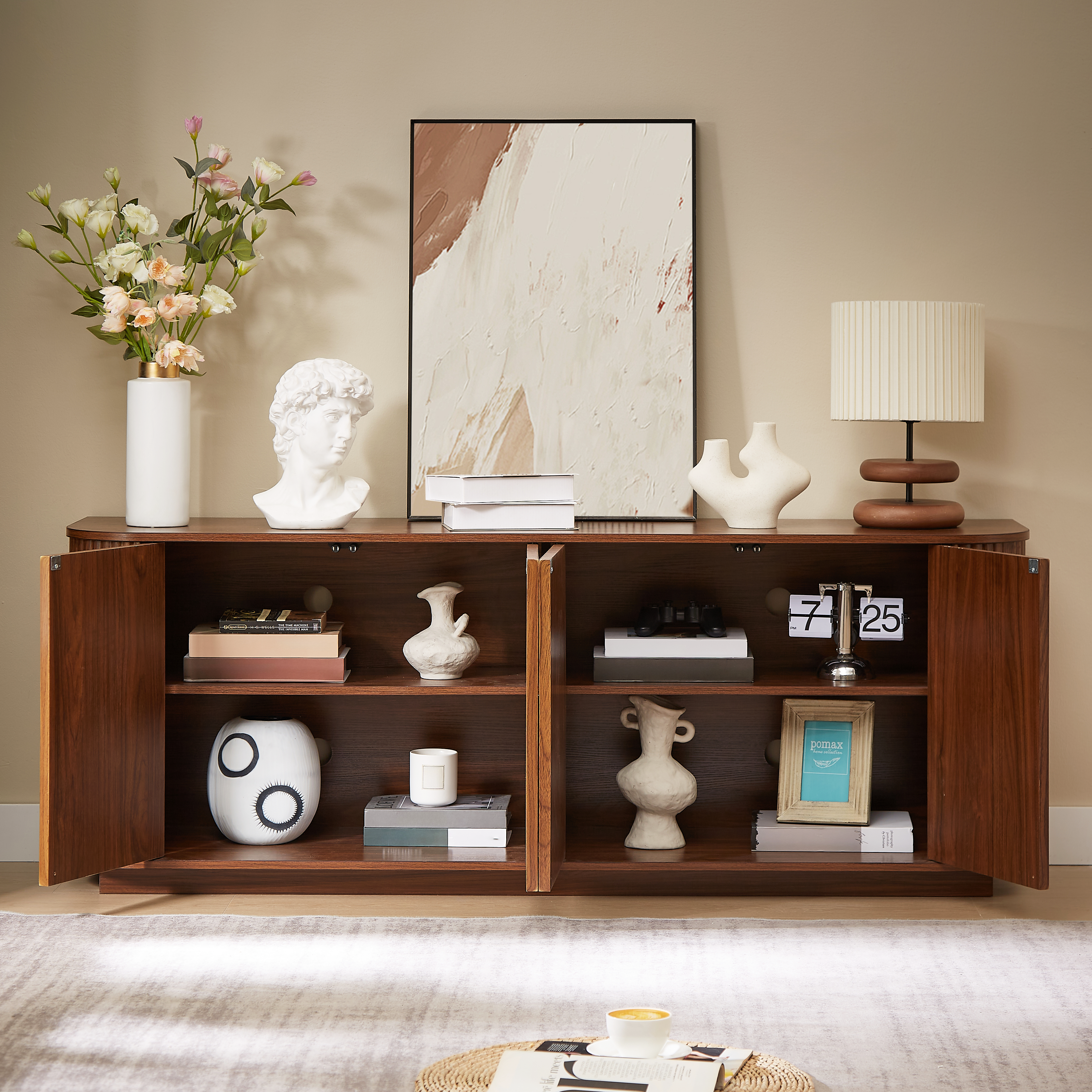 Fluted TV Stand