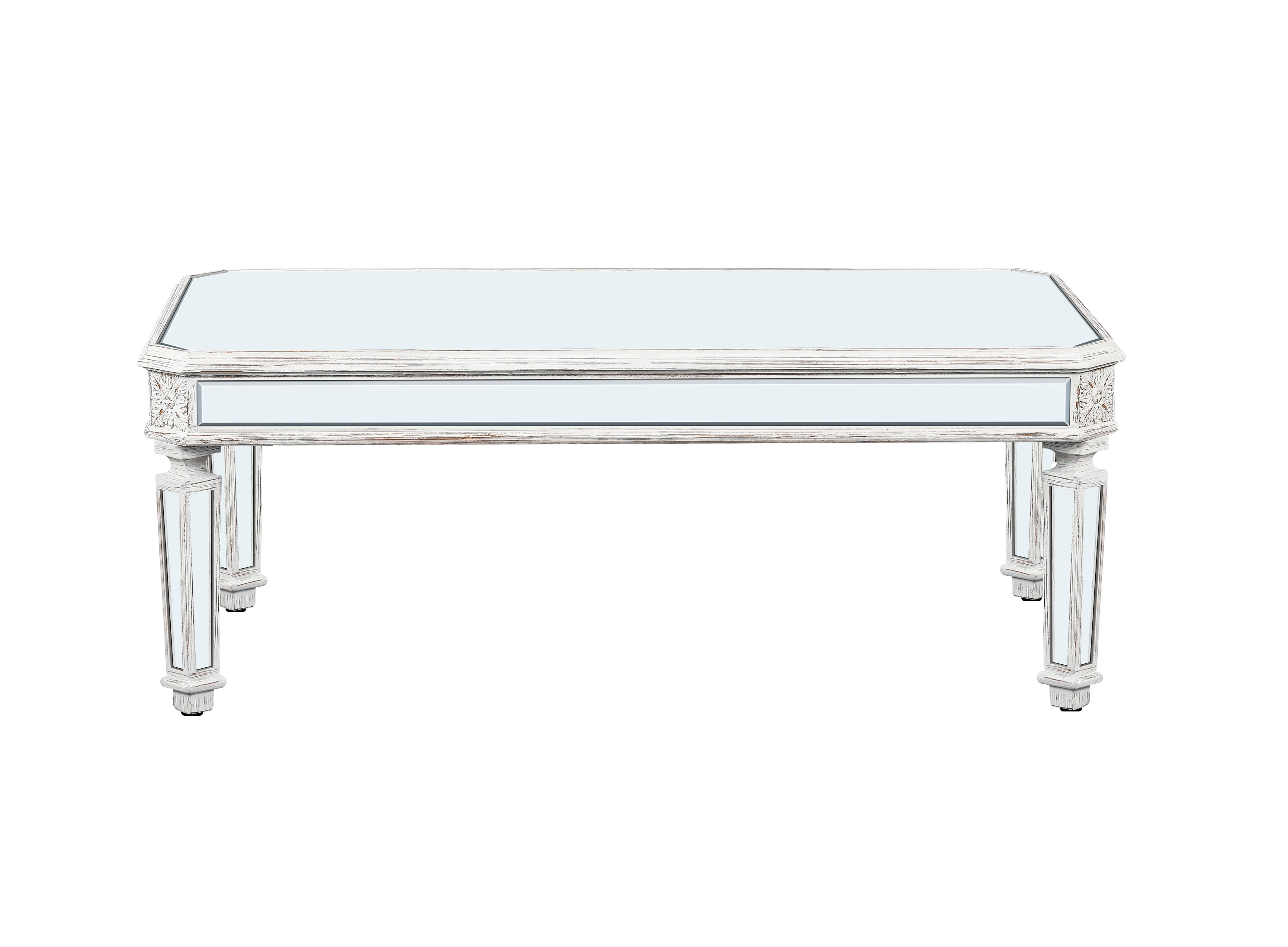 Silver Mirrored Coffee Table