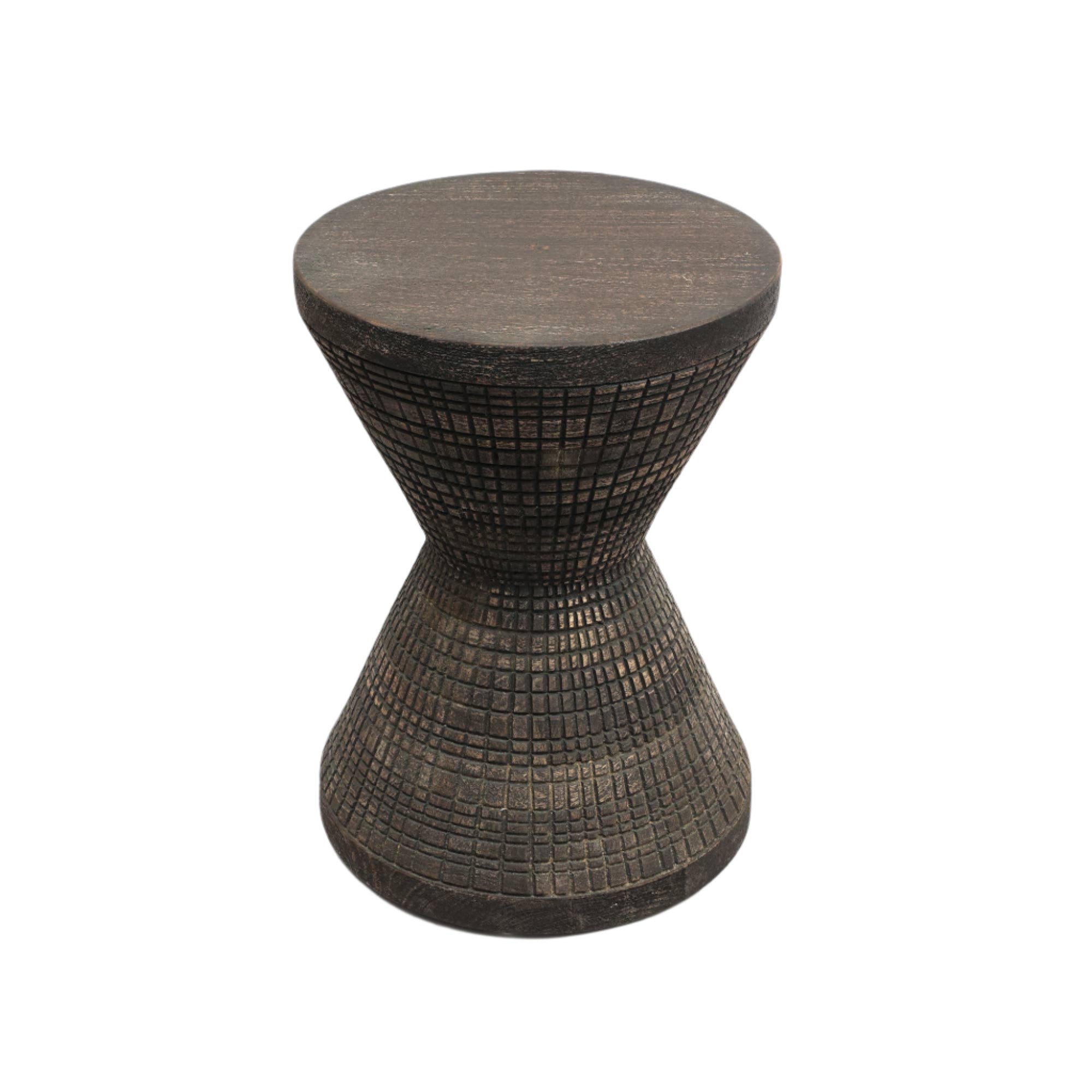 Decorative Wooden End Table for Living Room