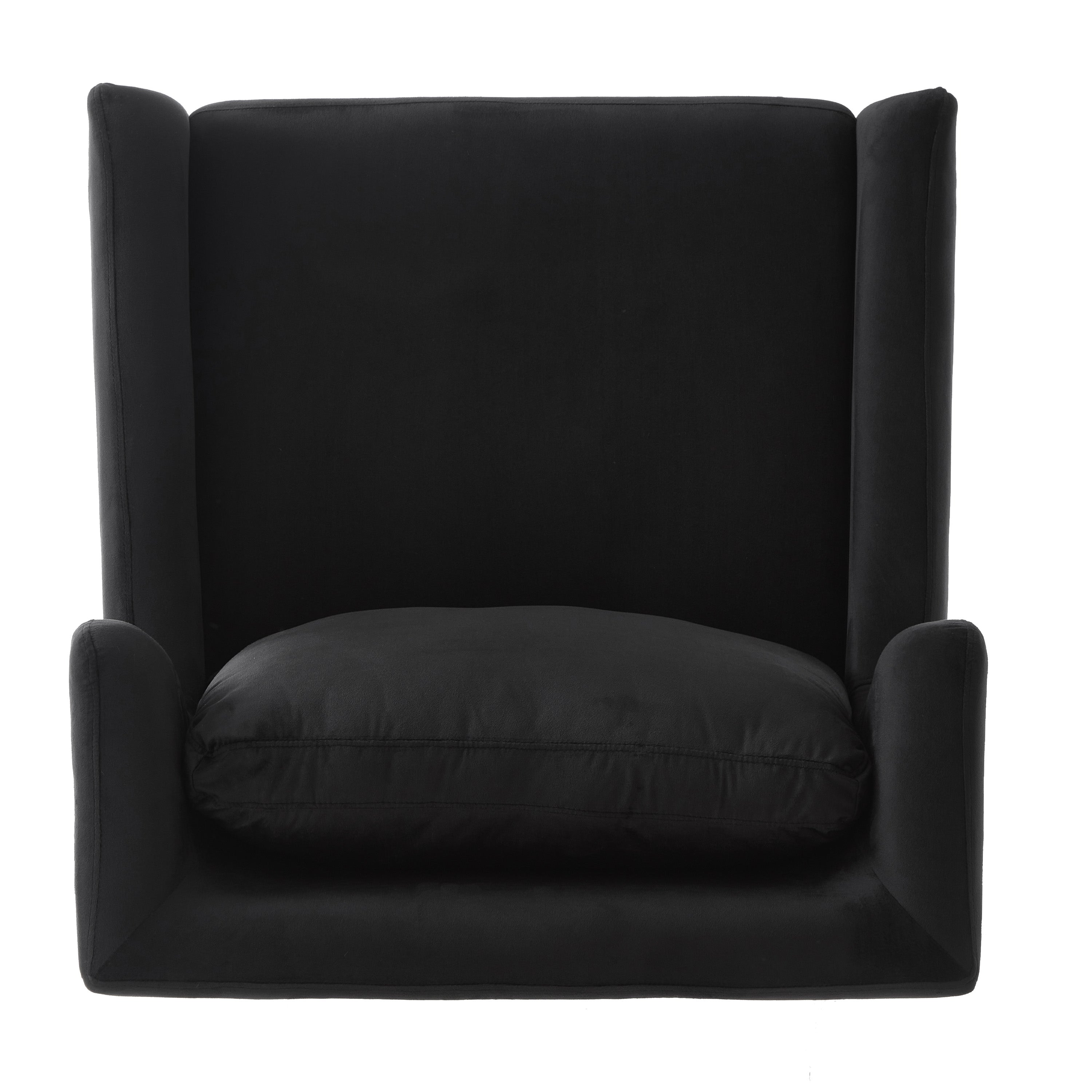 Modern Armchair Velvet Accent Chair Reading Chair Single Sofa Chair for Living Room, Bedroom, or Reading Corner, Beige