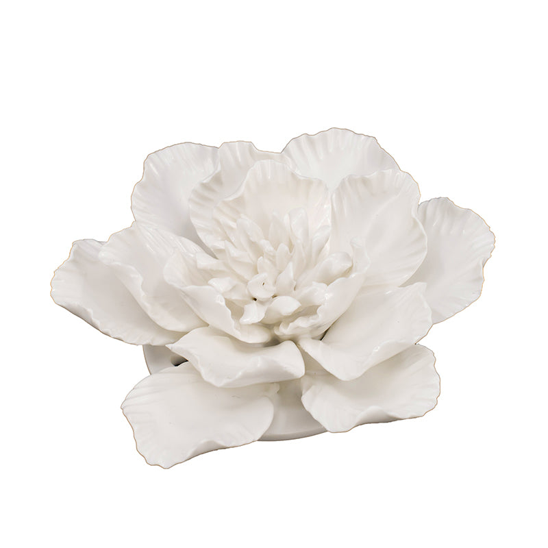 Handmade Ceramic Flower Wall Décor, Set of 2