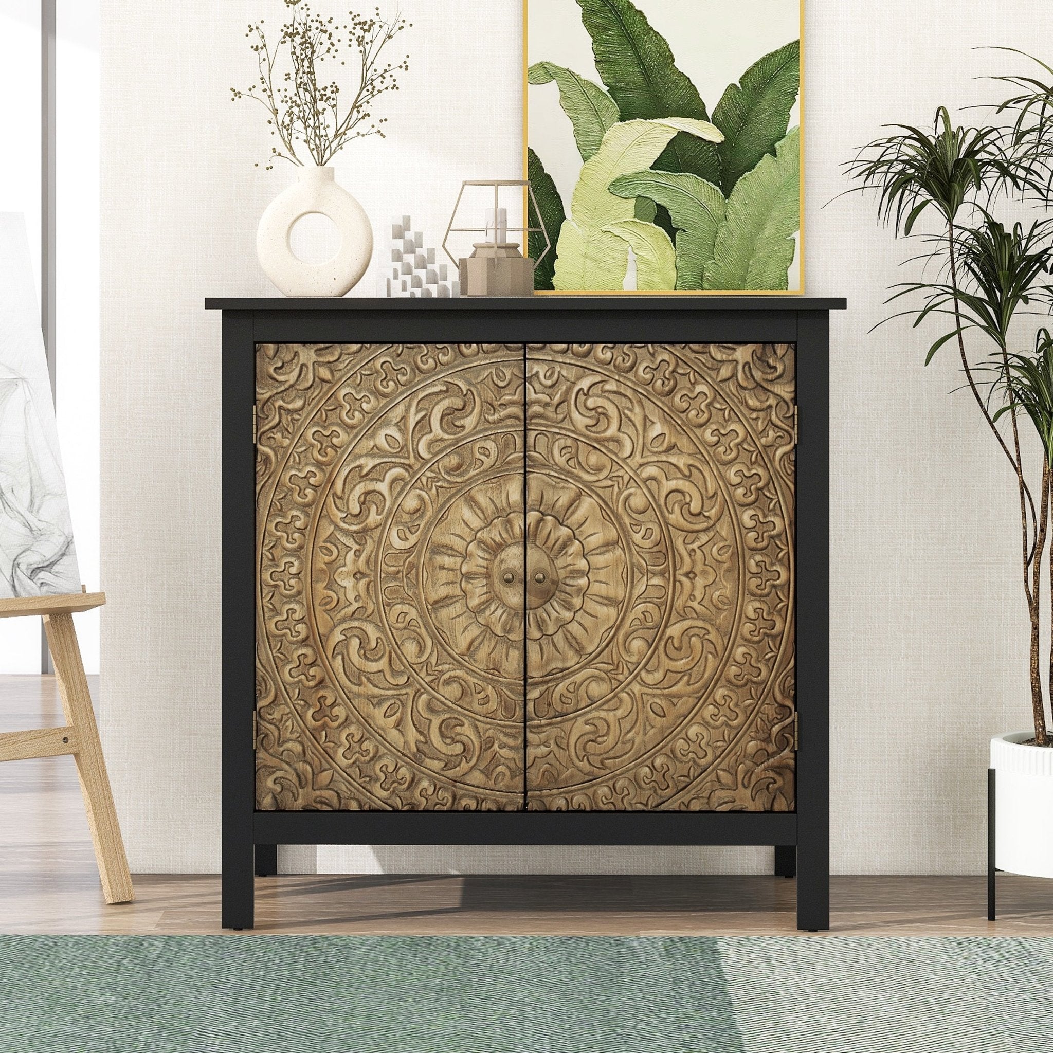 Cabinet with 2 Doors and 2 Shelves - Cabinets
