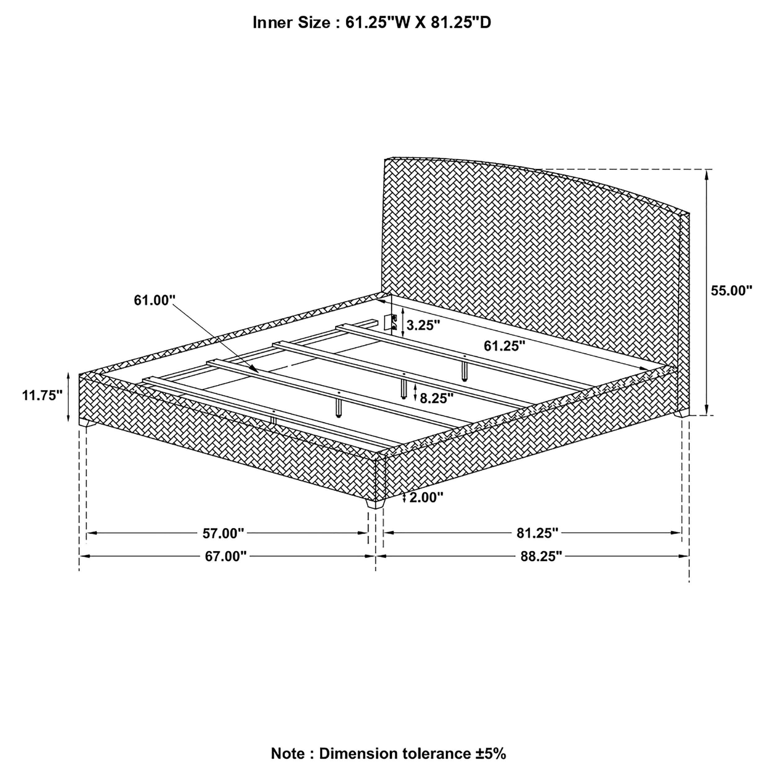 Holden Natural Woven Bed