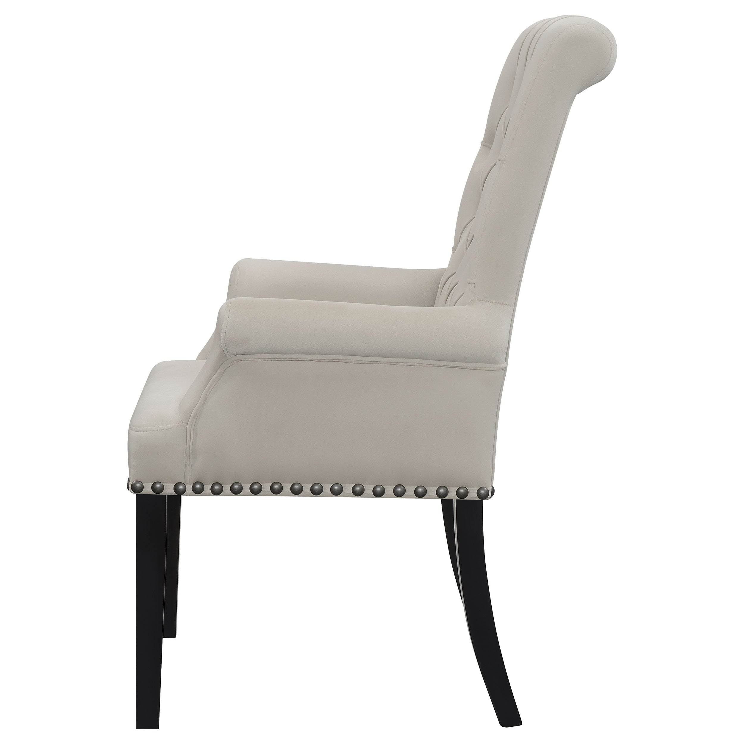 Norwich Brown Upholstered Dining Arm Chair