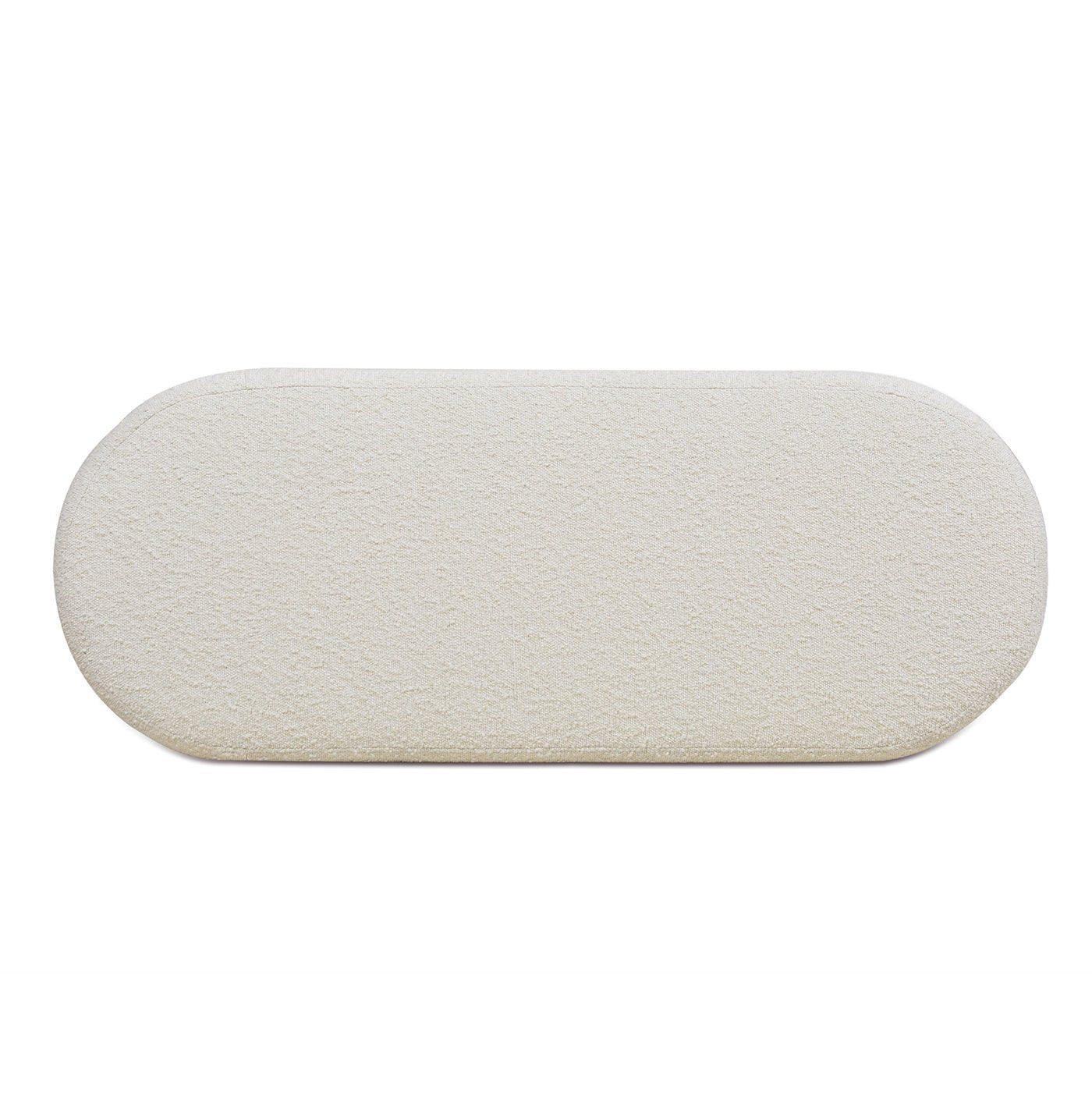 Capstone Oval Lid - Up Upholstered Storage Bench with Horizontal Tufting - Storage Benches & Ottomans