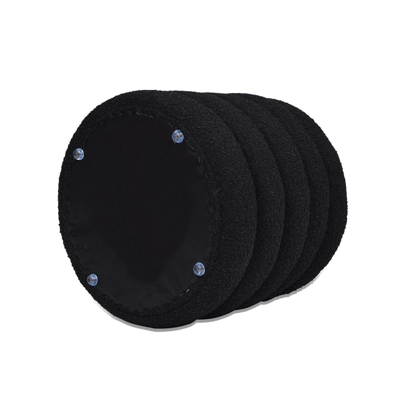 Capstone Oversized Round Ottoman with Hidden Storage Compartment - Storage Benches & Ottomans