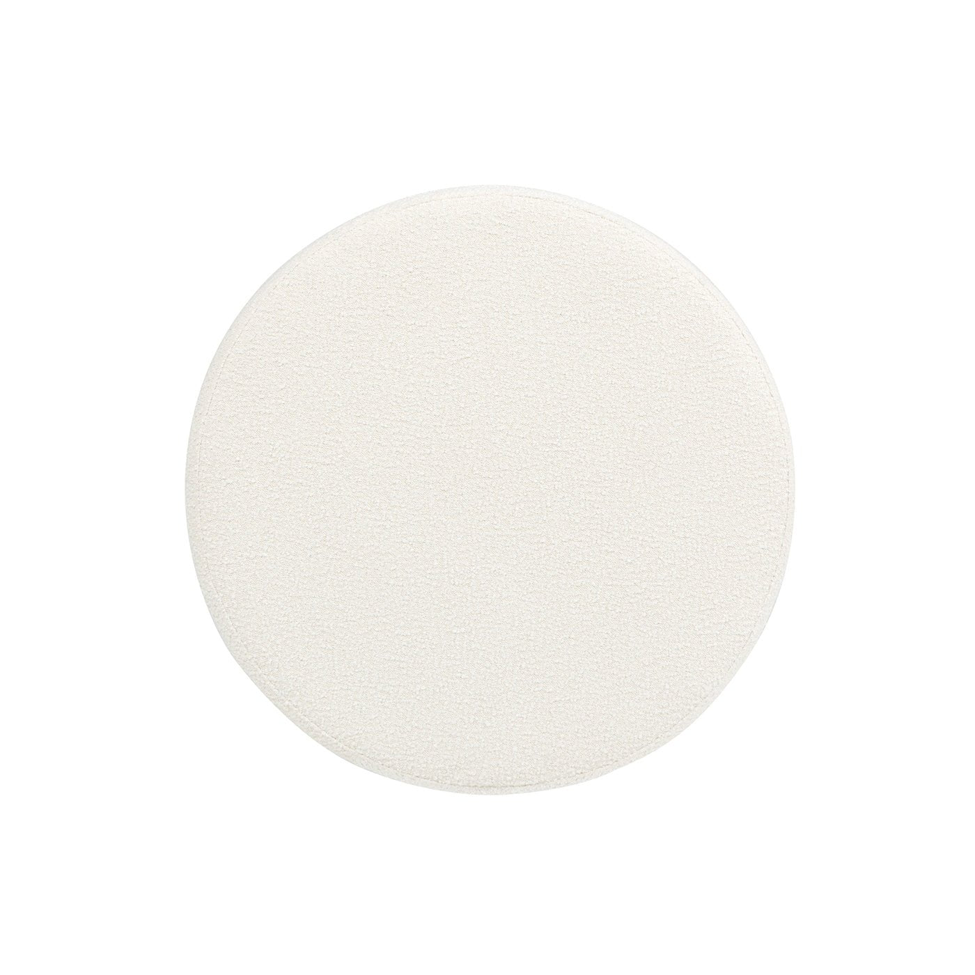 Capstone Round Upholstered Storage Cocktail Ottoman - Ottomans