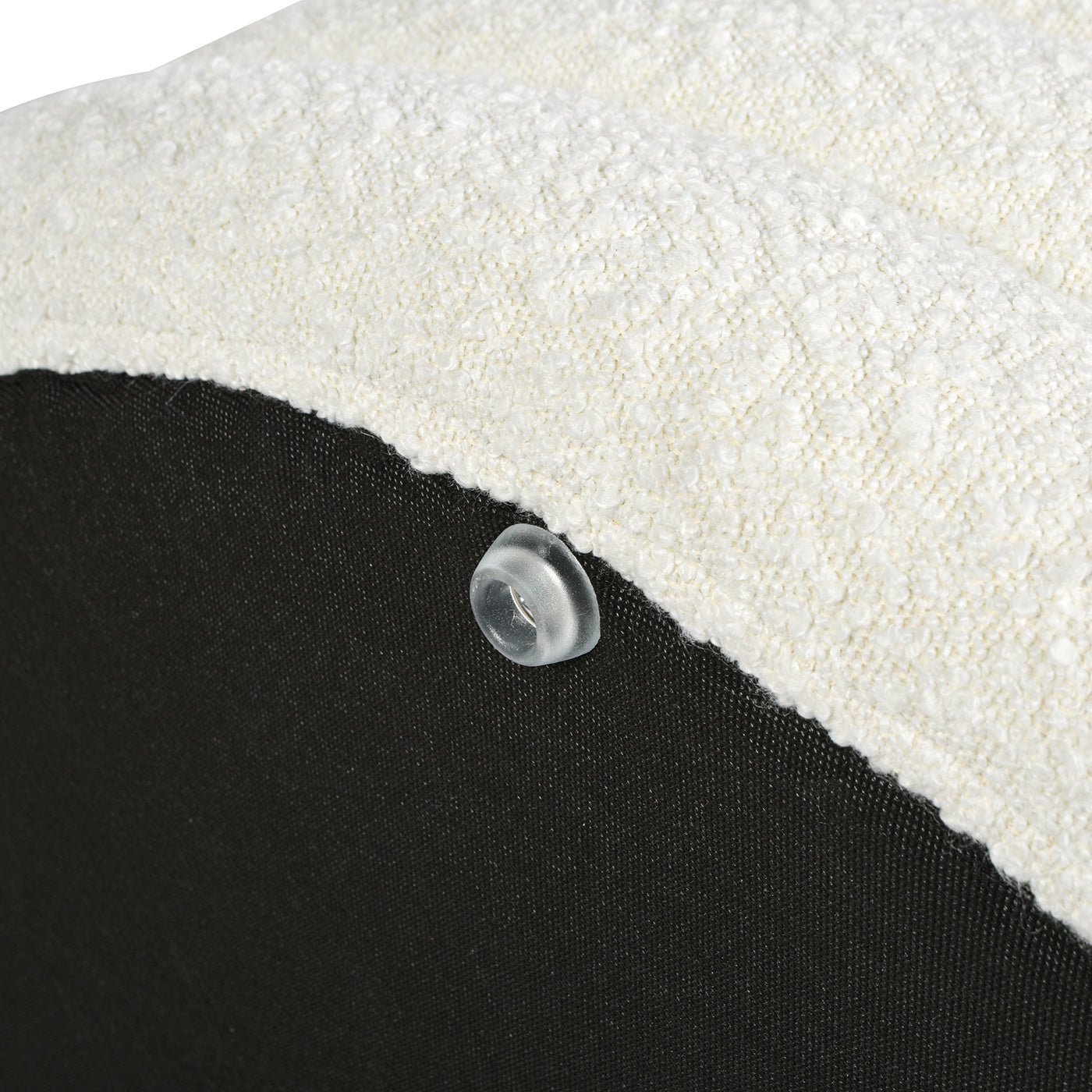 Capstone Round Upholstered Storage Cocktail Ottoman - Ottomans