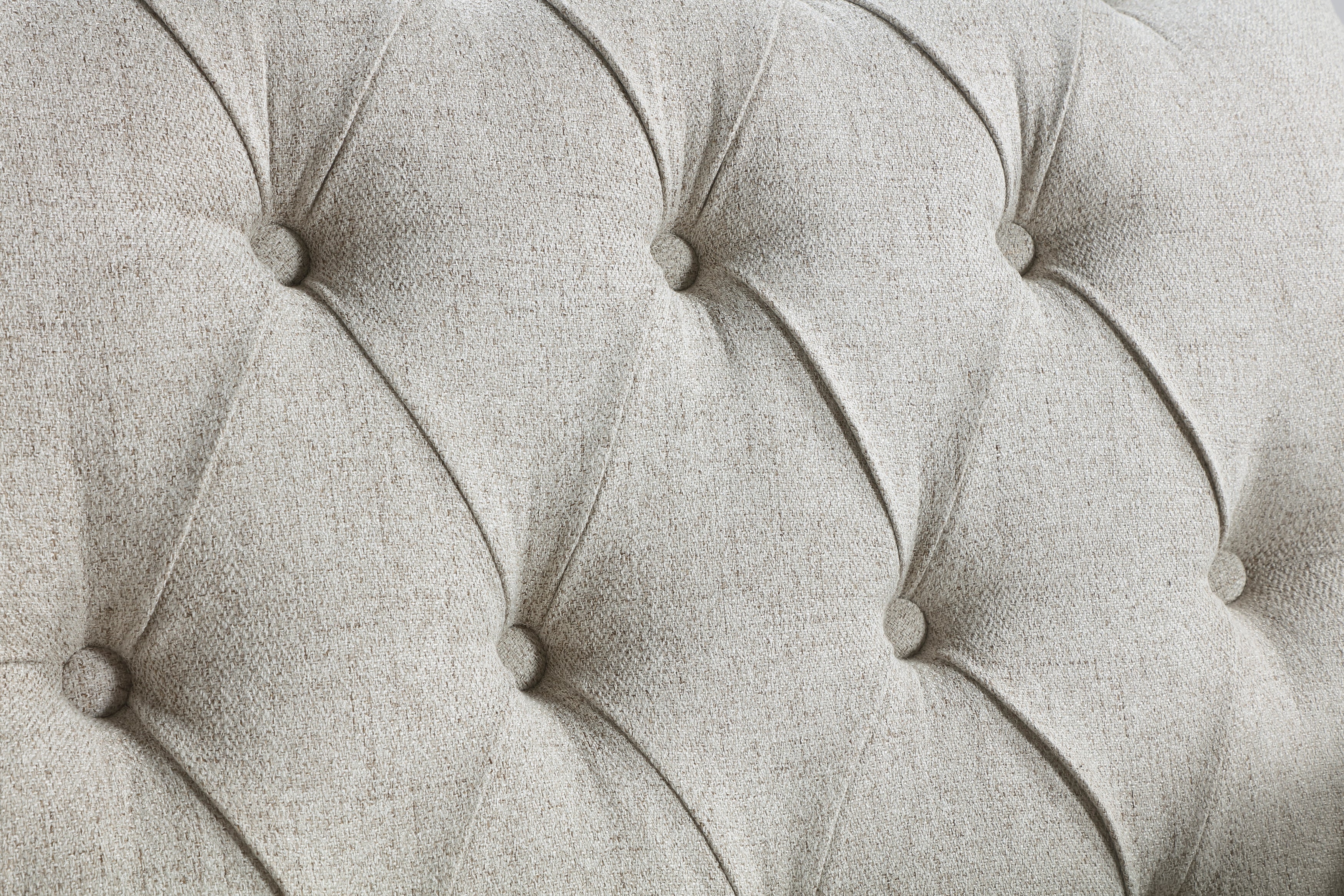 Button-Tufted Accent Chair