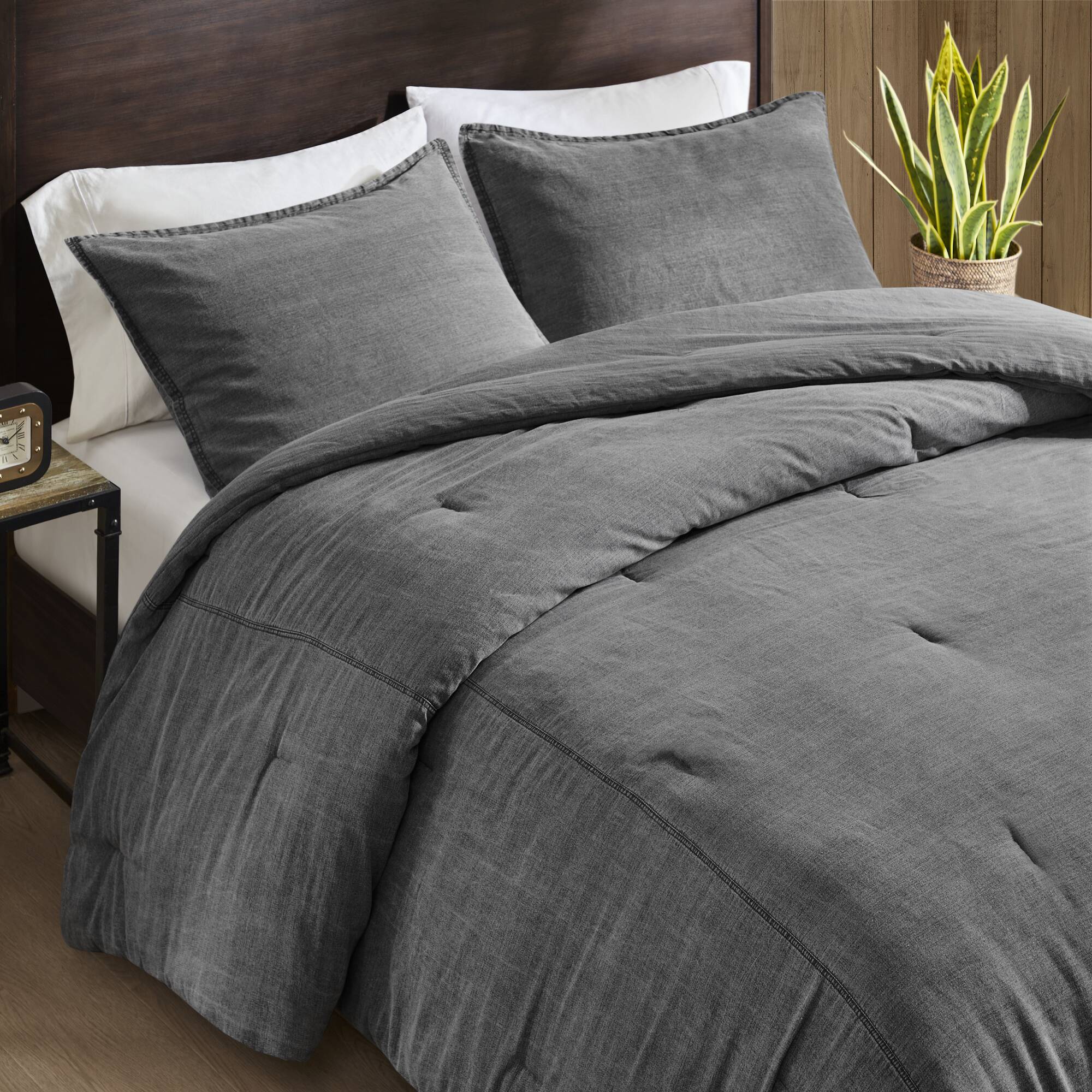 2-Piece Twill Washed Comforter Set