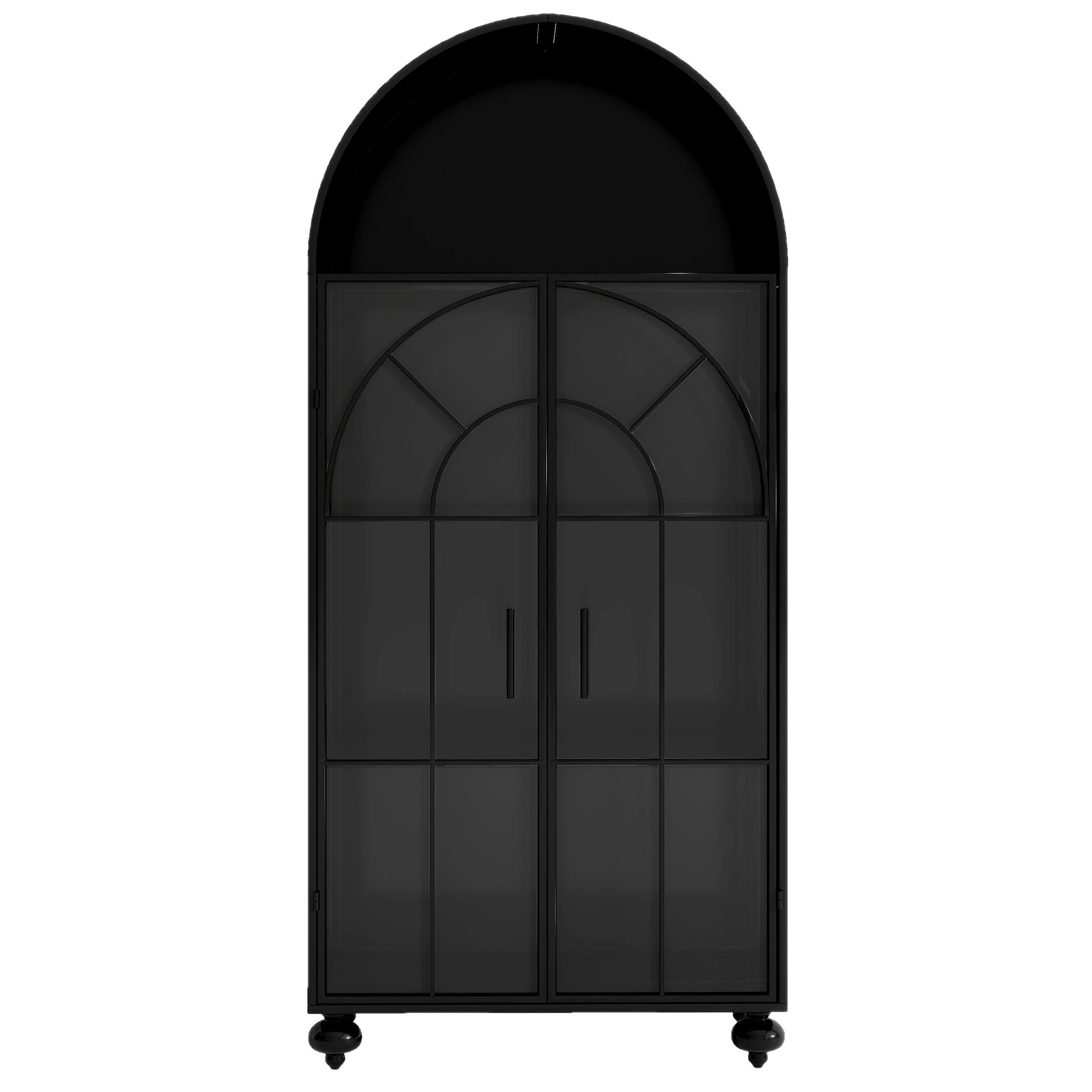 Modern Arched Storage Cabinet