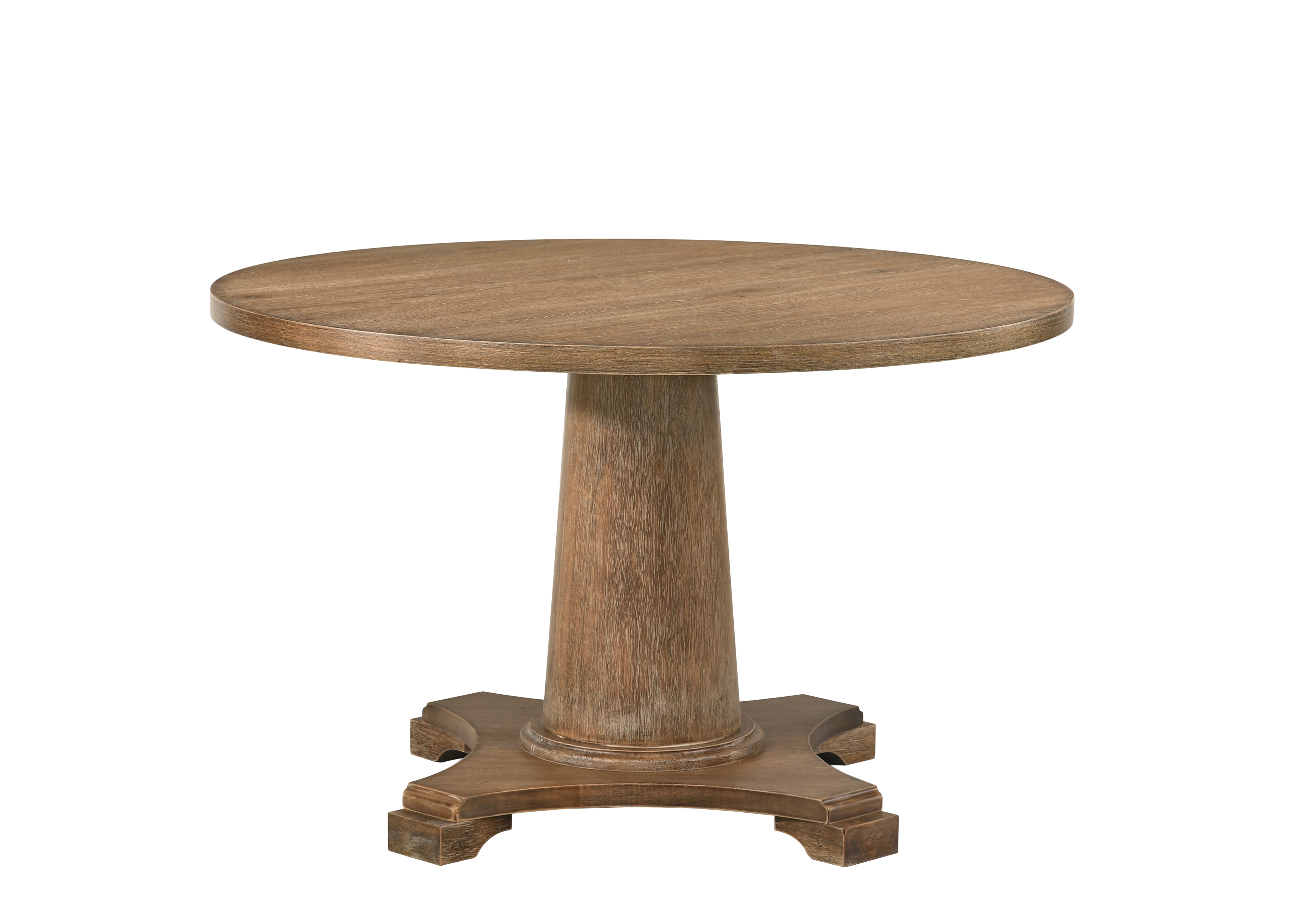 5-Piece Dining Room Set with Round Table and 4 Tufted Back Chairs