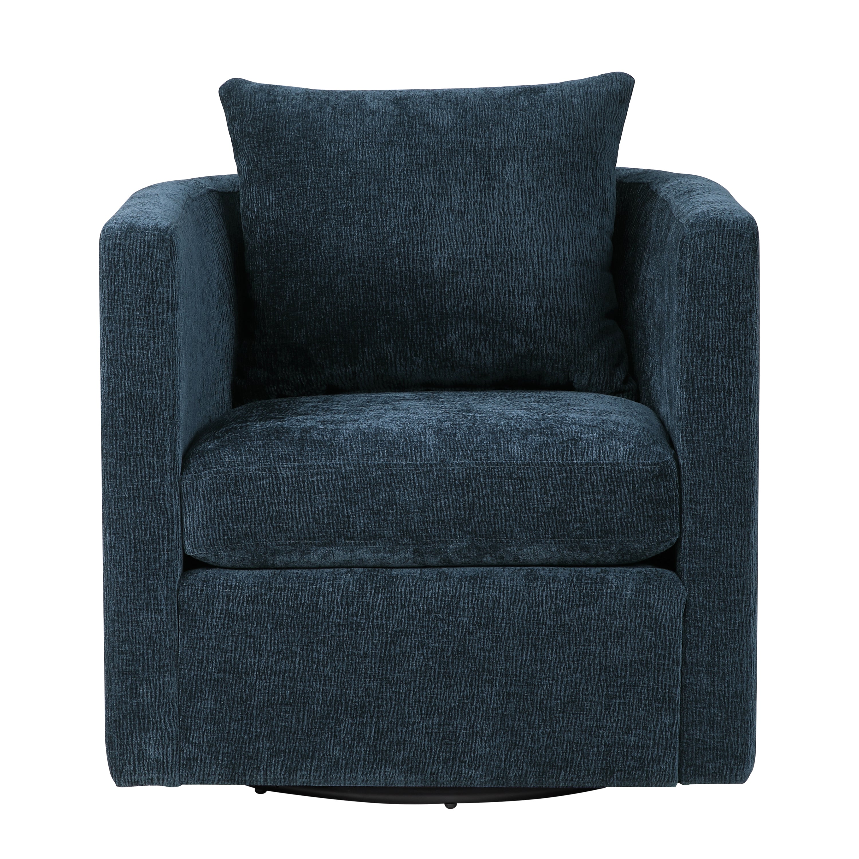 Sutton Swivel Barrel Chair with Performance Fabric