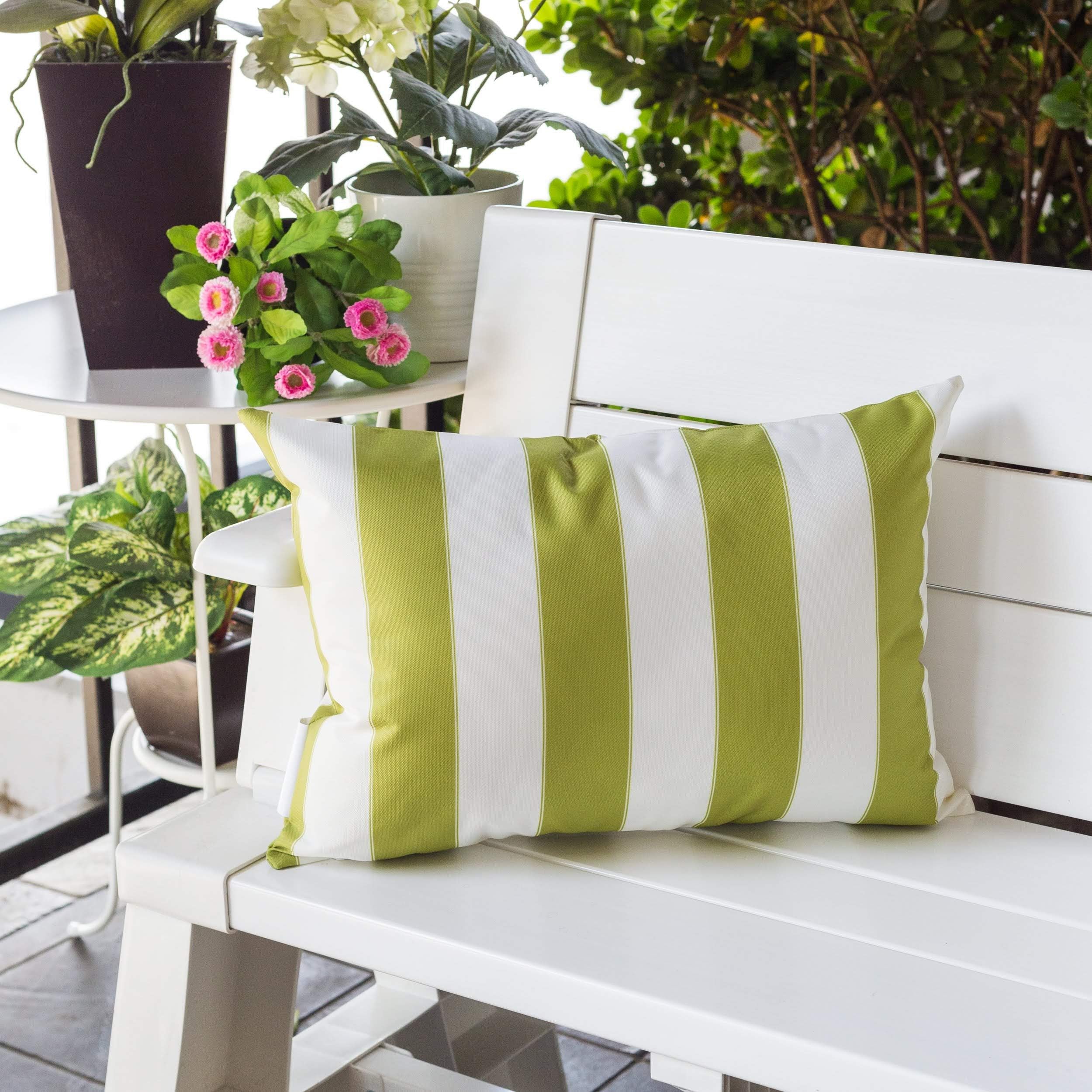 Horizon Stripe Outdoor Lumbar Pillow