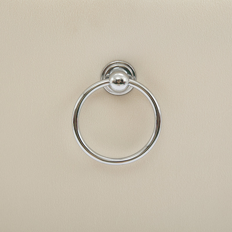 Modern Velvet Button Tufted Swivel Bar Stool with Metal Pull Ring