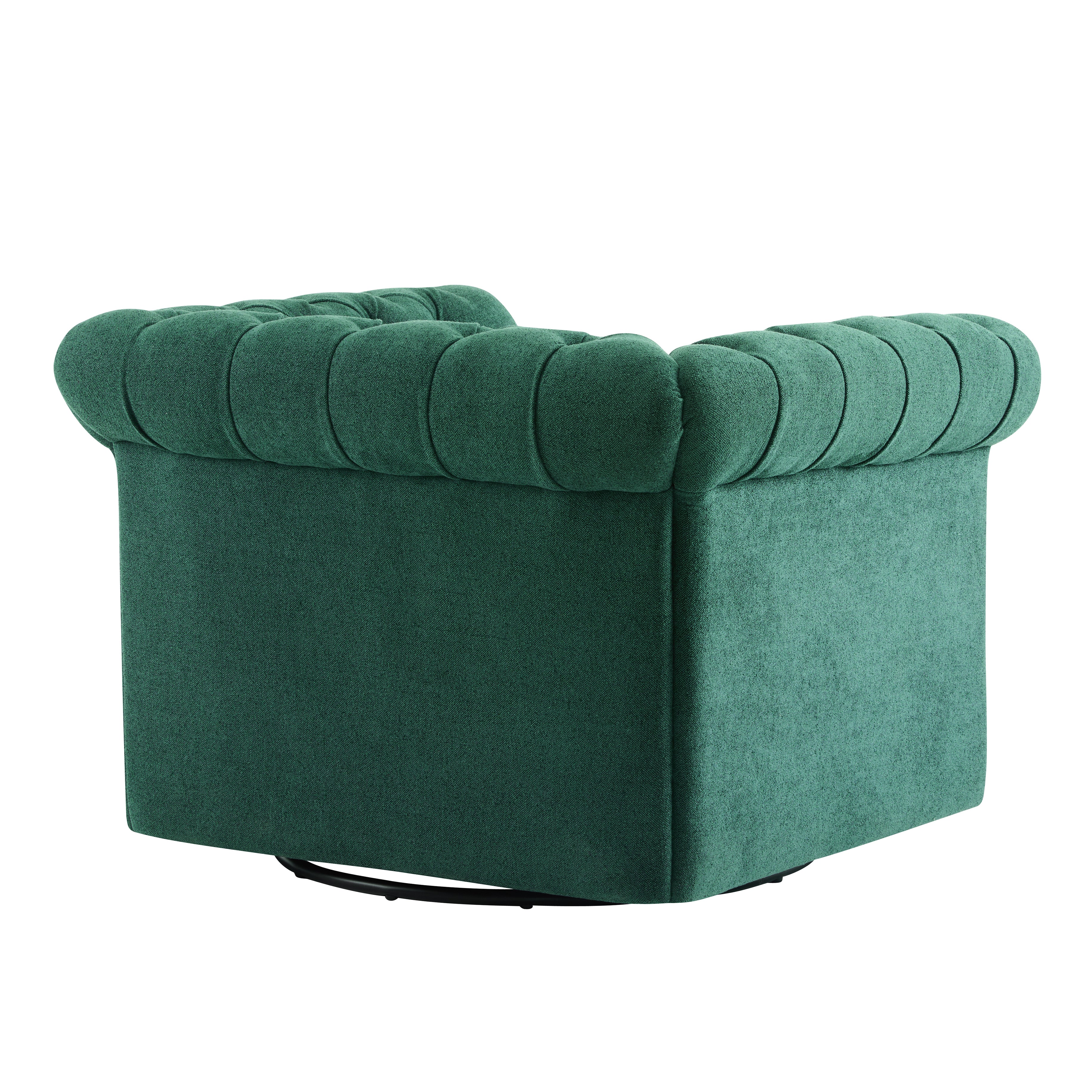 Chesterfield Swivel Club Accent Chair
