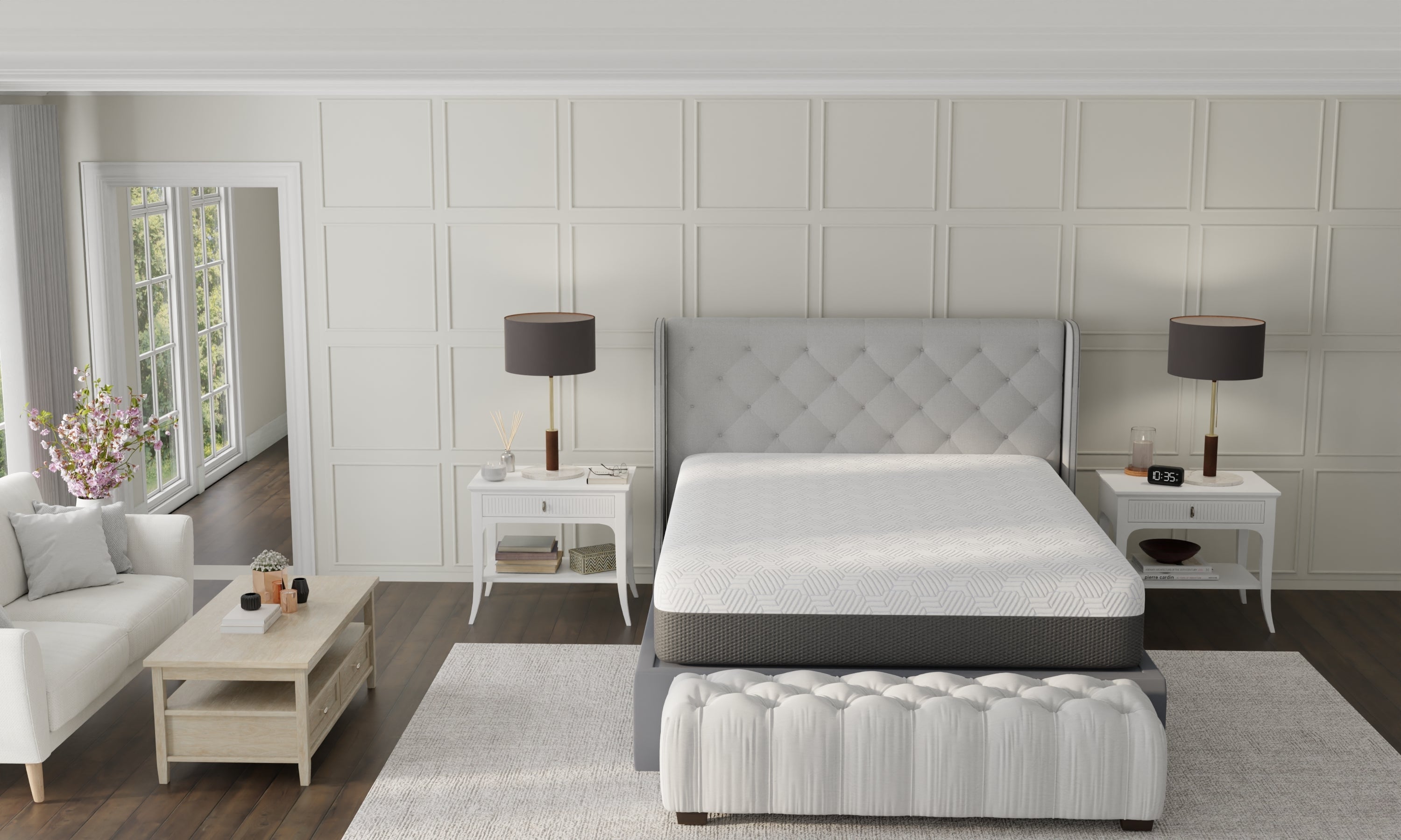 BedTech Pur Chill 12" Soft Mattress With Phase Change Cooling Fabric