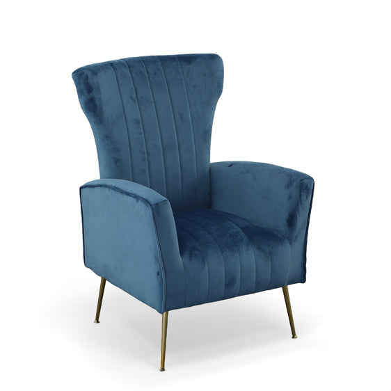 Cela Upholstered Wingback Chair - Accent Chairs