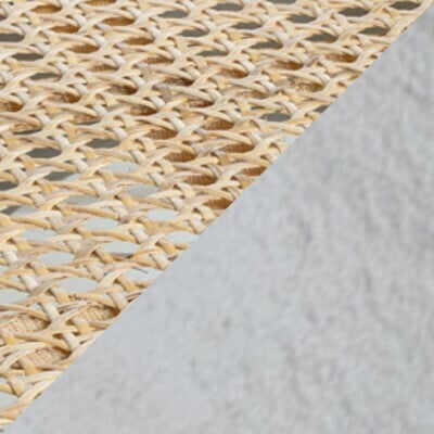 Cassis X-Back Wood Rattan Dining Chair, Set of 2