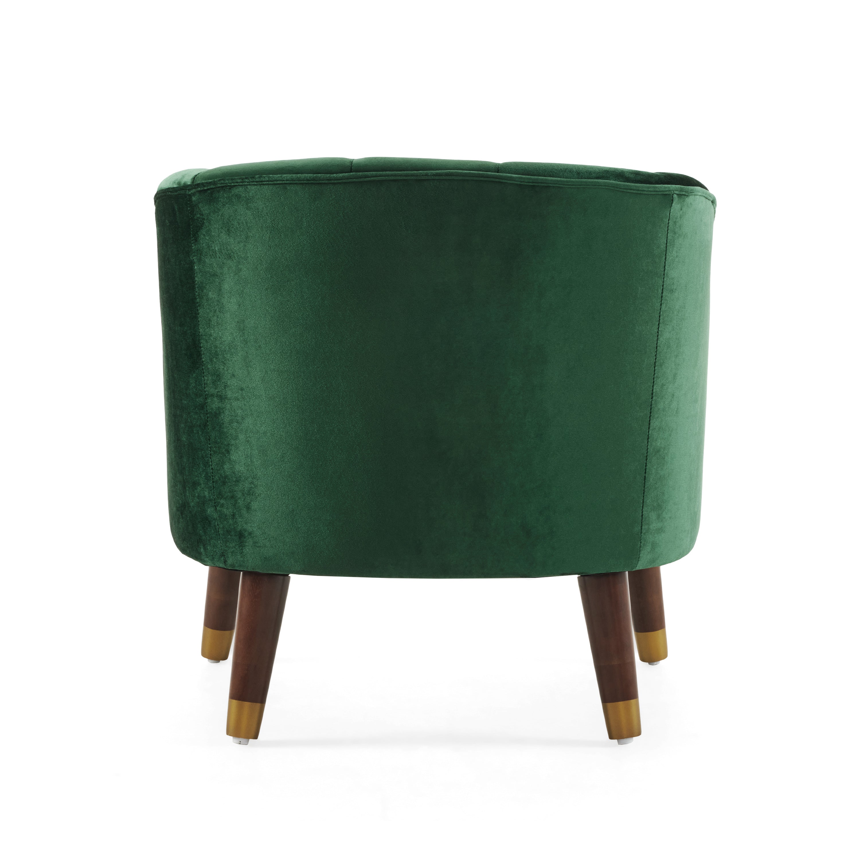 Upholstered Barrel Accent Chair