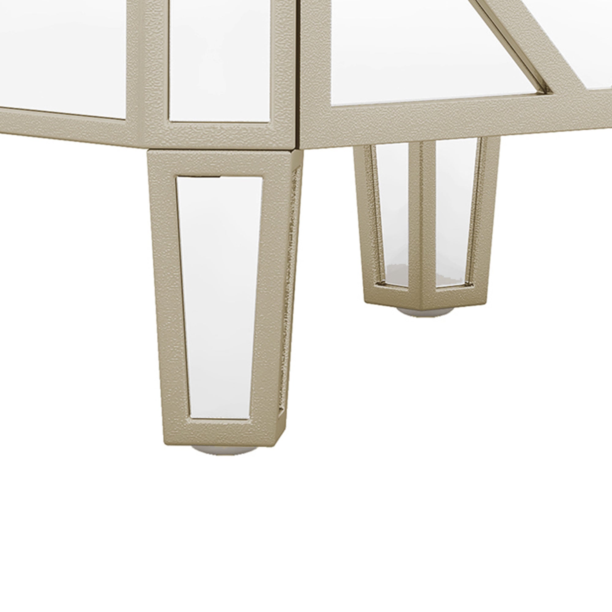 31.5" Chest with 4 Drawers and Golden Lines