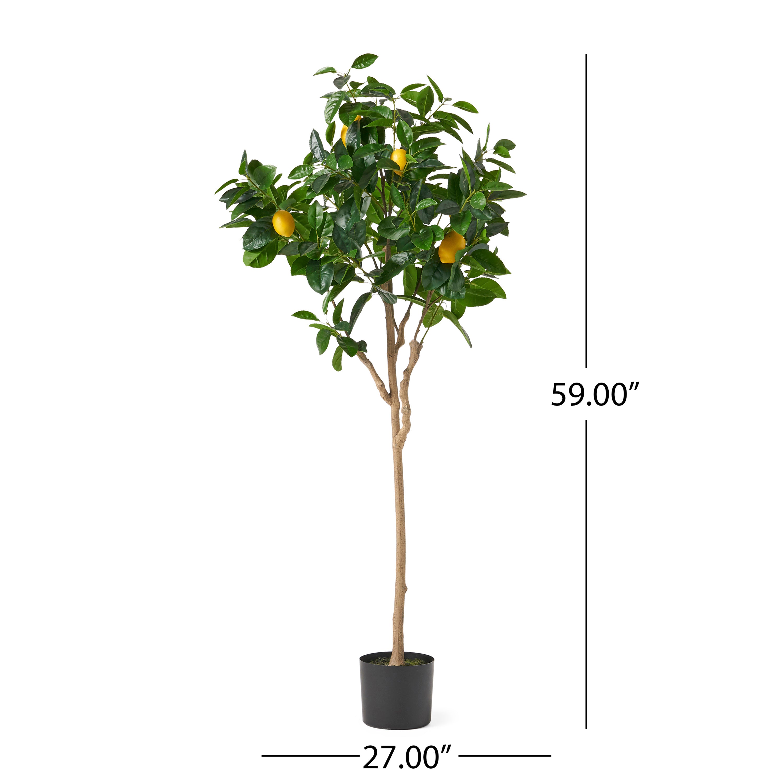62" Faux Lemon Tree