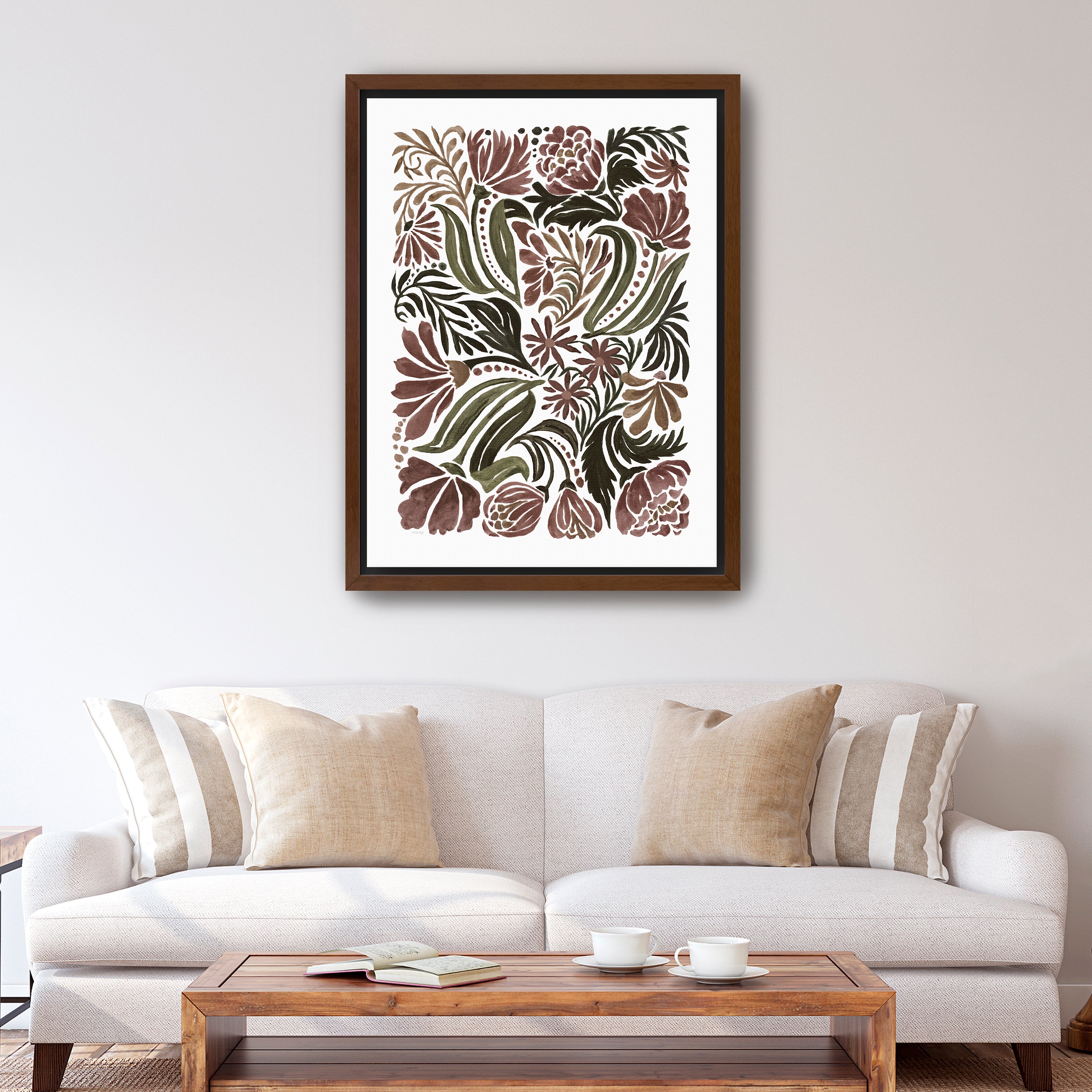 Quilted Bloom  Canvas Giclee