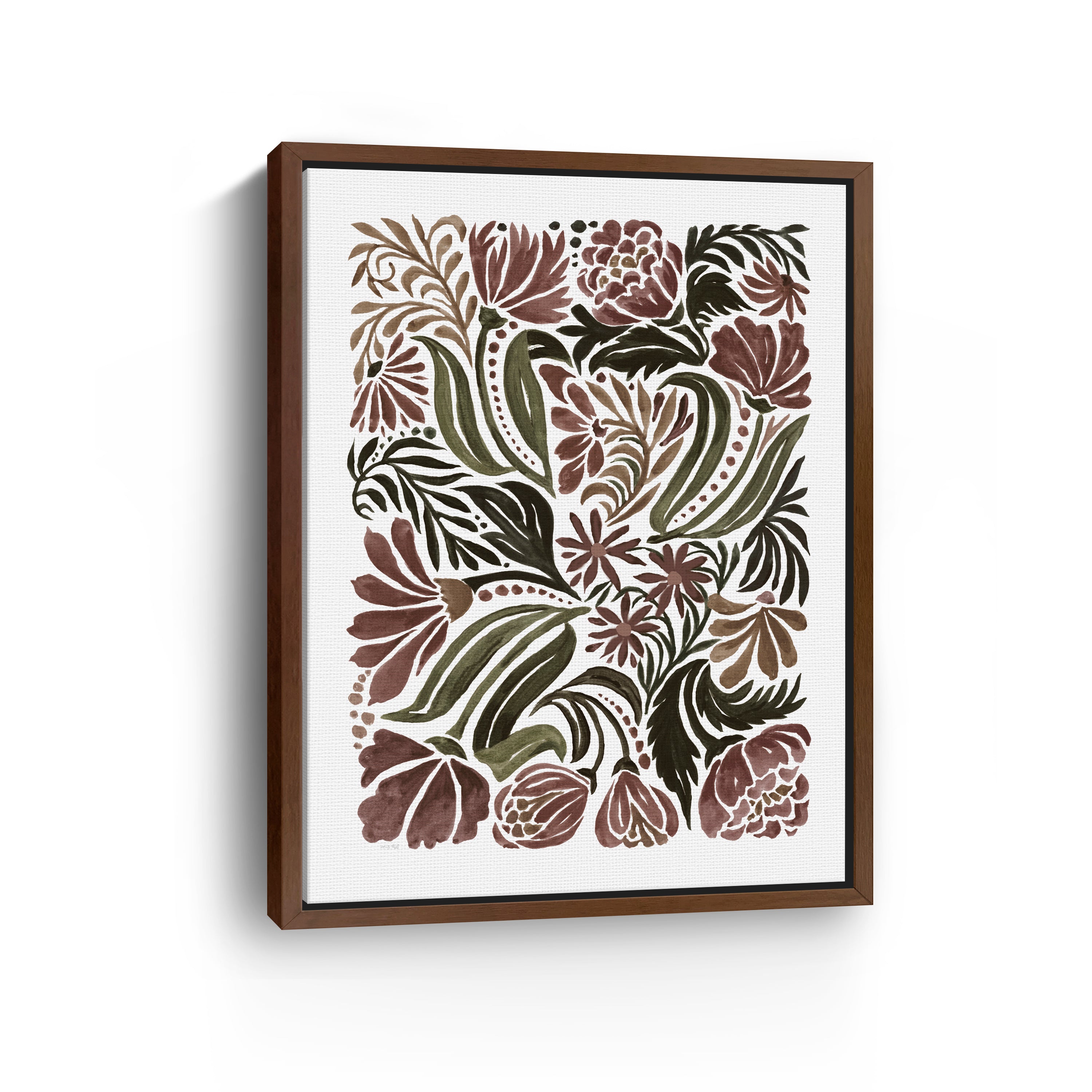 Quilted Bloom  Canvas Giclee