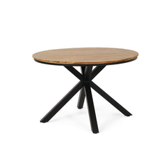Circular Outdoor Dining Table with Stunning Powder-coated Frame - Dining Tables