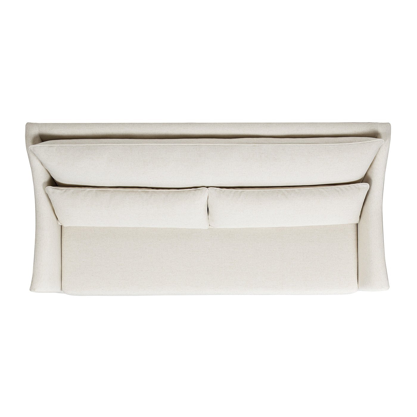 Citadell 83" Upholstered Sofa with Lumbar Pillow and Flared Arms - Sofas